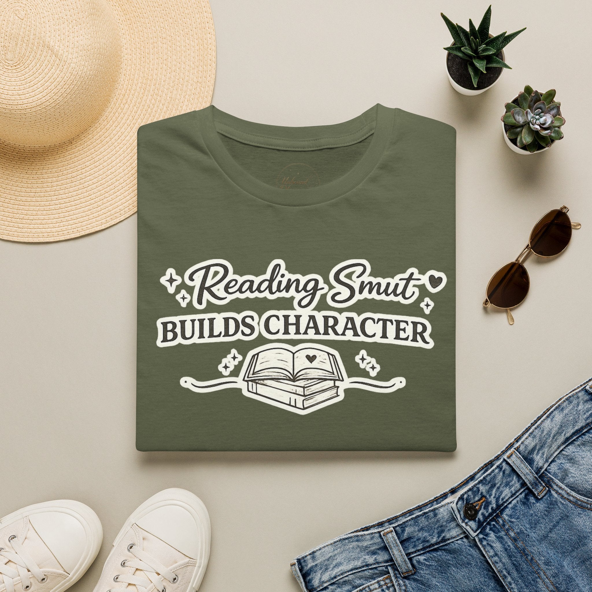 Reading Smut Builds Character T-Shirt — Book Lover Funny Literary Tee