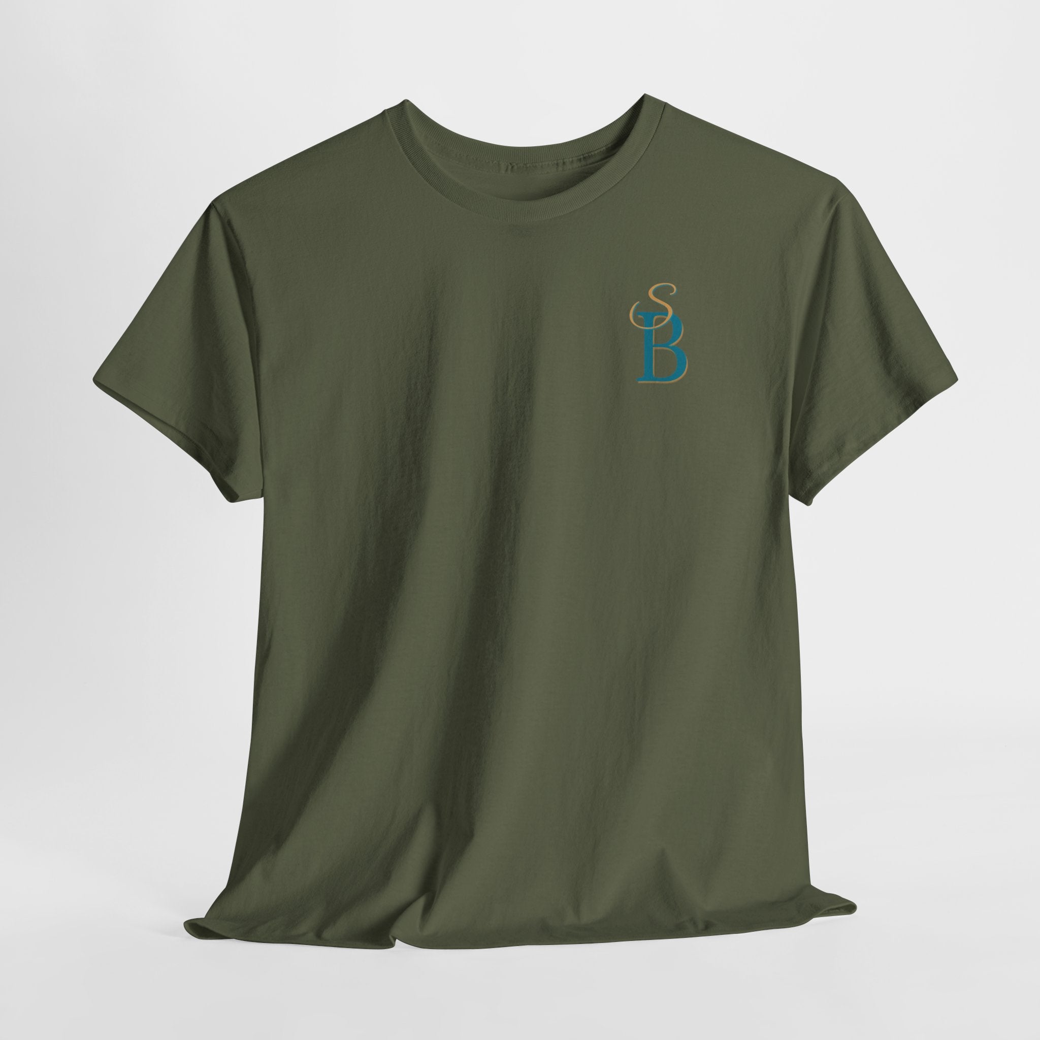 Slow Burn Tee — "Slow Burn Ruins Me Slowly" Minimal Chest Monogram T‑Shirt