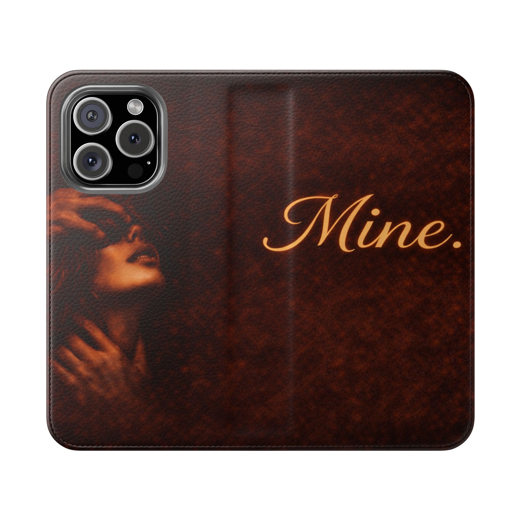 Mine. Leather Wallet Phone Case