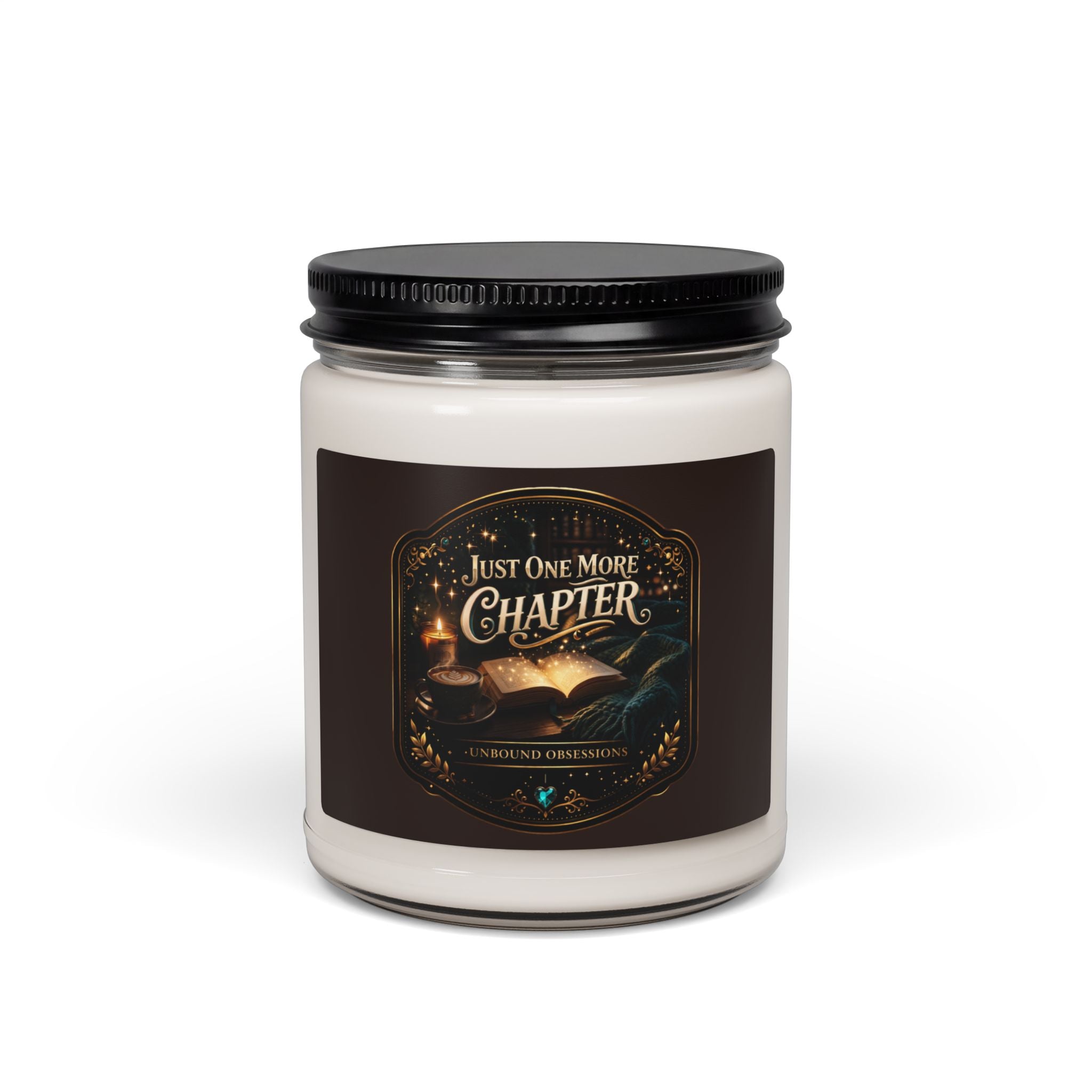 One More Chapter Scented Soy Candle — 9oz Jar (Hand-Poured)