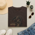 Dragon Books T-Shirt — "I Like My Books Dark" Fantasy Reader Tee