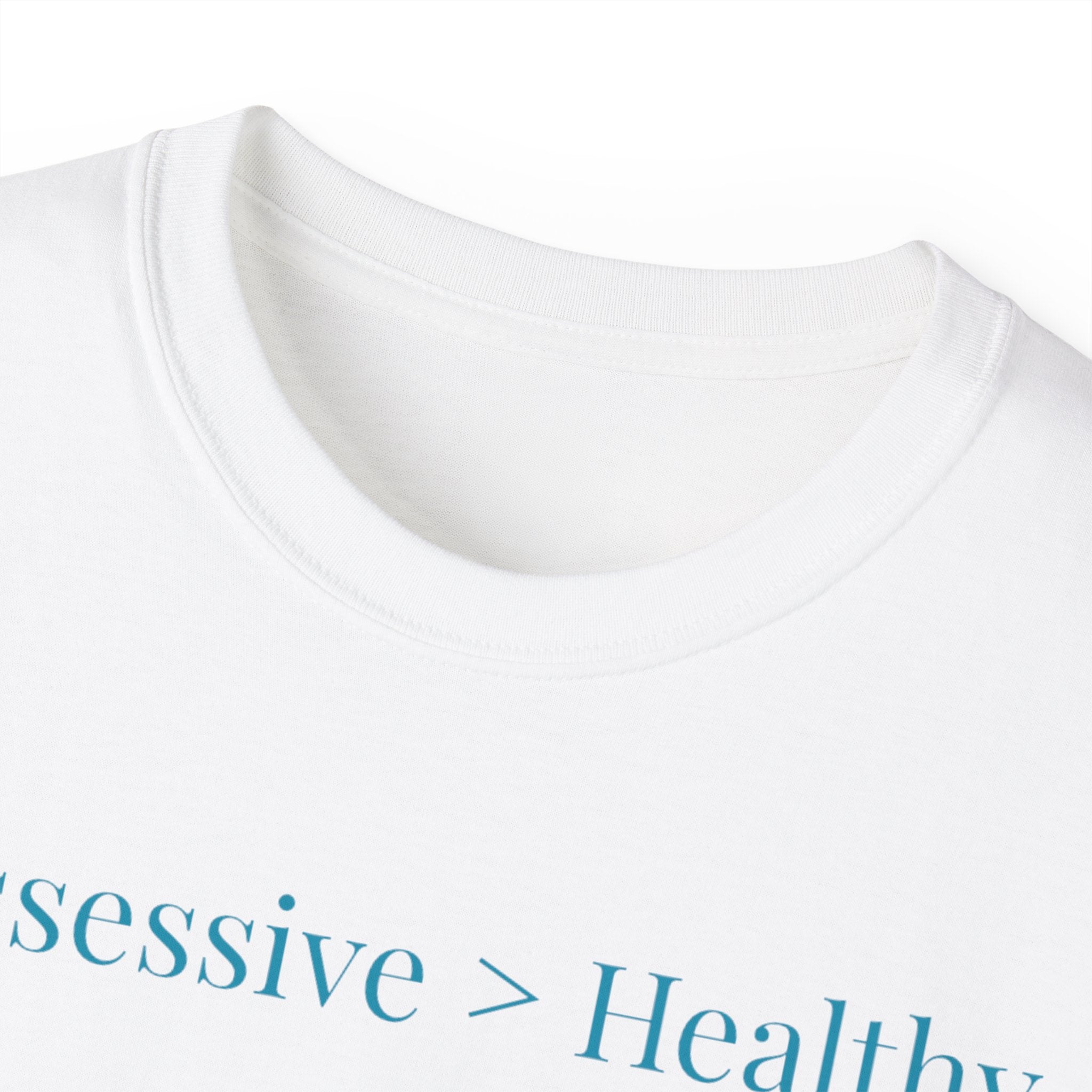 Possessive>Healthy Bookish (teal text) Ultra Cotton Tee