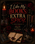 I Like My Books Extra Spicy puzzle | Book Lover Jigsaw, Dark Romance Design