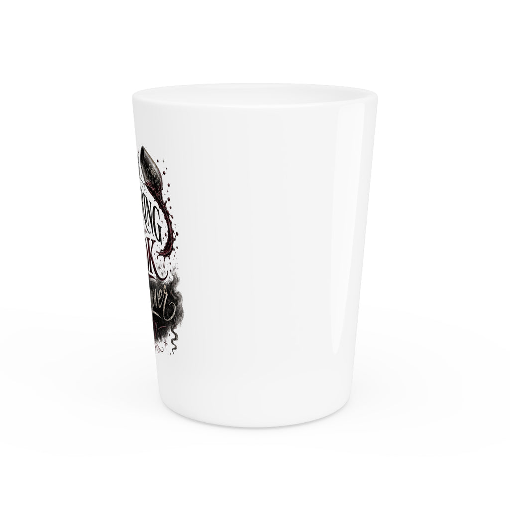 Shot Glass — "Currently Recovering From a Book Hangover" Literary Shot Glass