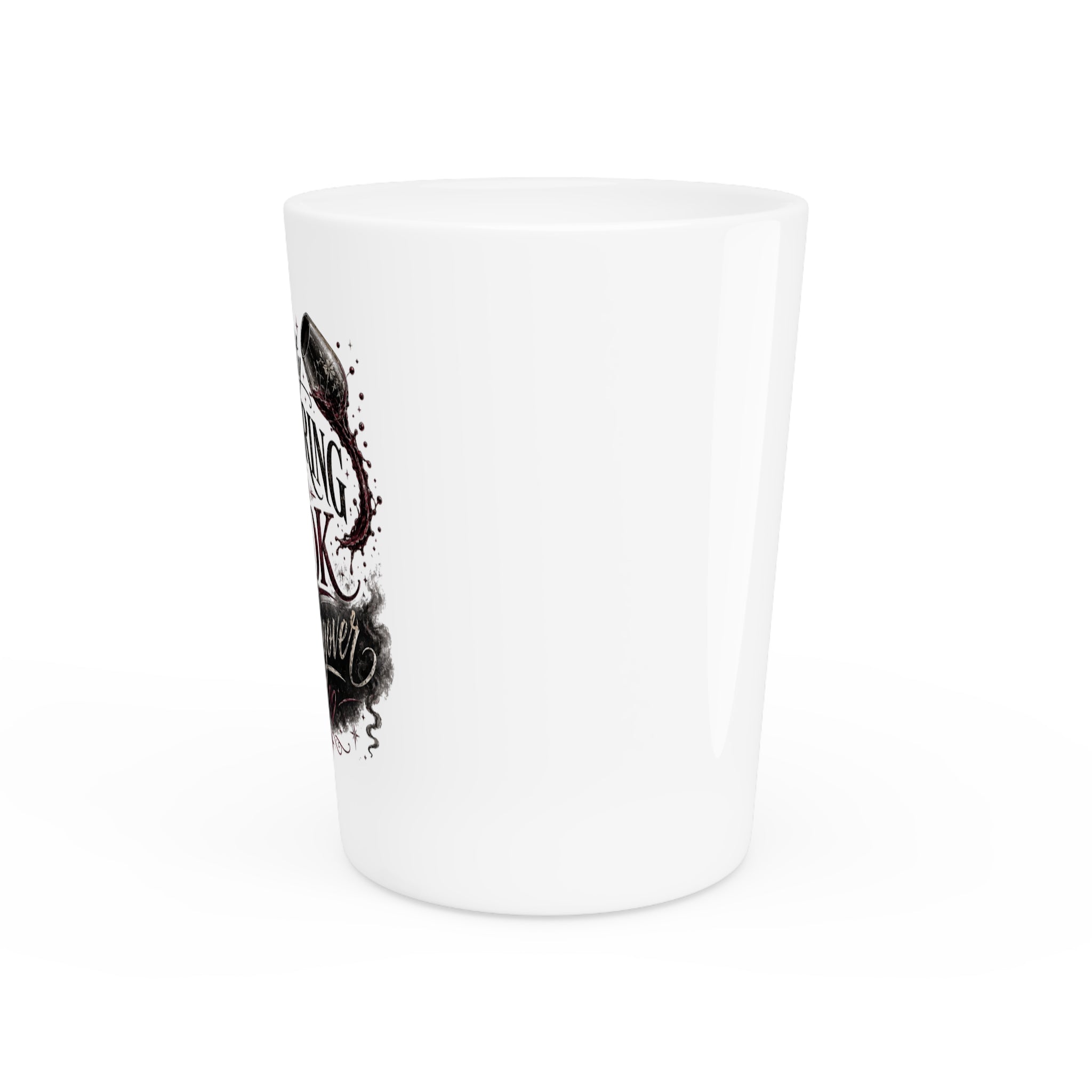 Shot Glass — "Currently Recovering From a Book Hangover" Literary Shot Glass