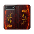 Touch Her & Die Wallet Phone Case