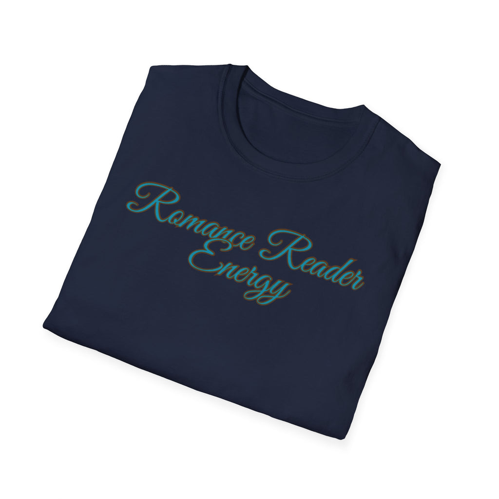 Romance Reader Energy T-Shirt (Teal text)