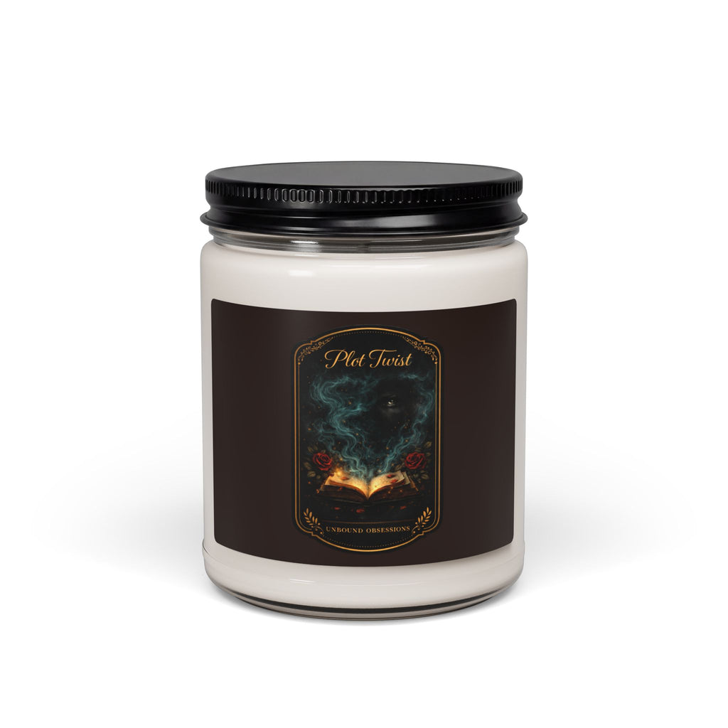 The Plot Twist Scented Soy Candle — 9oz Jar (Hand-Poured)
