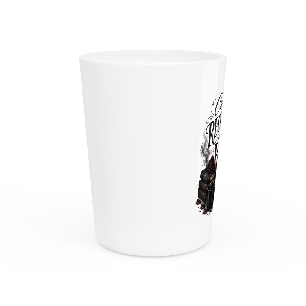 Shot Glass — "Currently Recovering From a Book Hangover" Literary Shot Glass