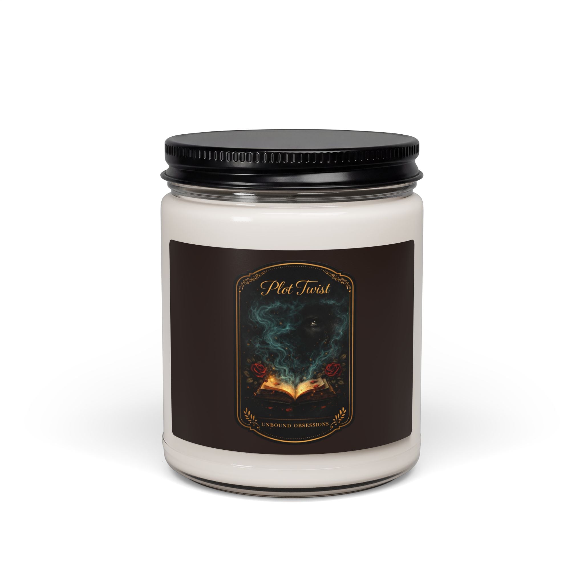 The Plot Twist Scented Soy Candle — 9oz Jar (Hand-Poured)