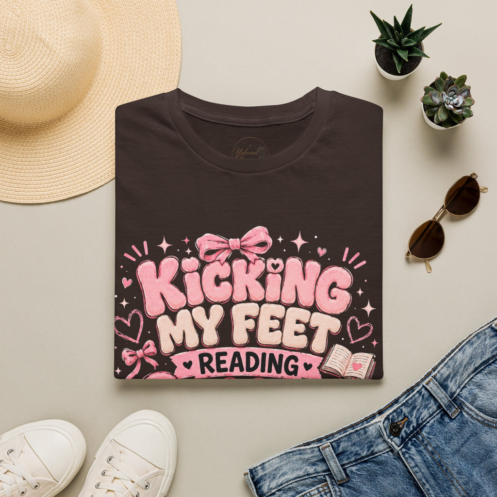 Kicking My Feet Reading Smut T-Shirt