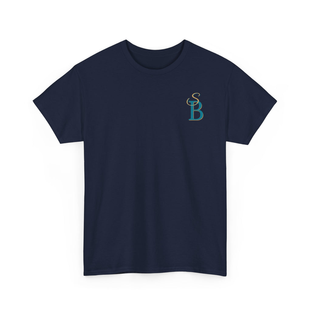 Slow Burn Tee — "Slow Burn Ruins Me Slowly" Minimal Chest Monogram T‑Shirt