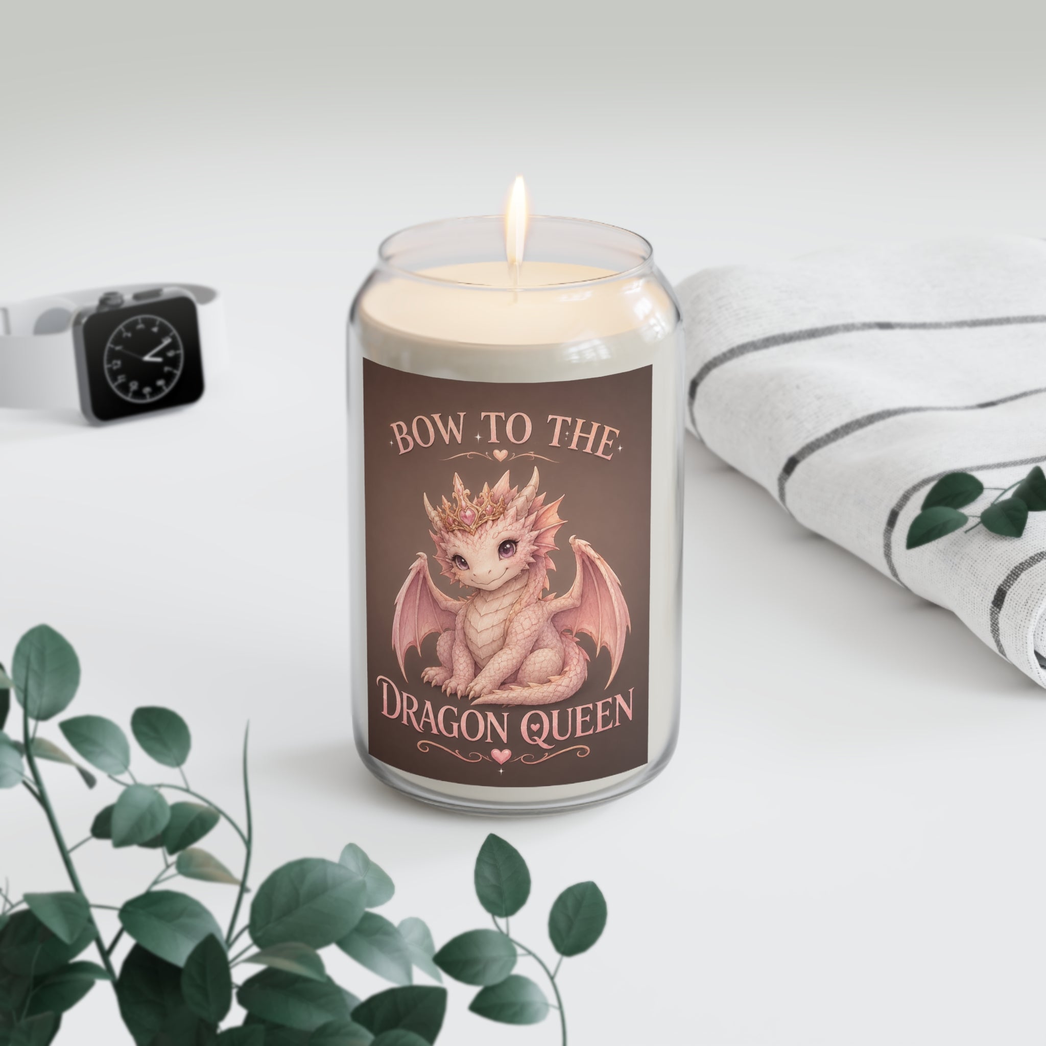 Dragon Queen Soy Candle — "Bow to the Dragon Queen" Scented 13.75oz