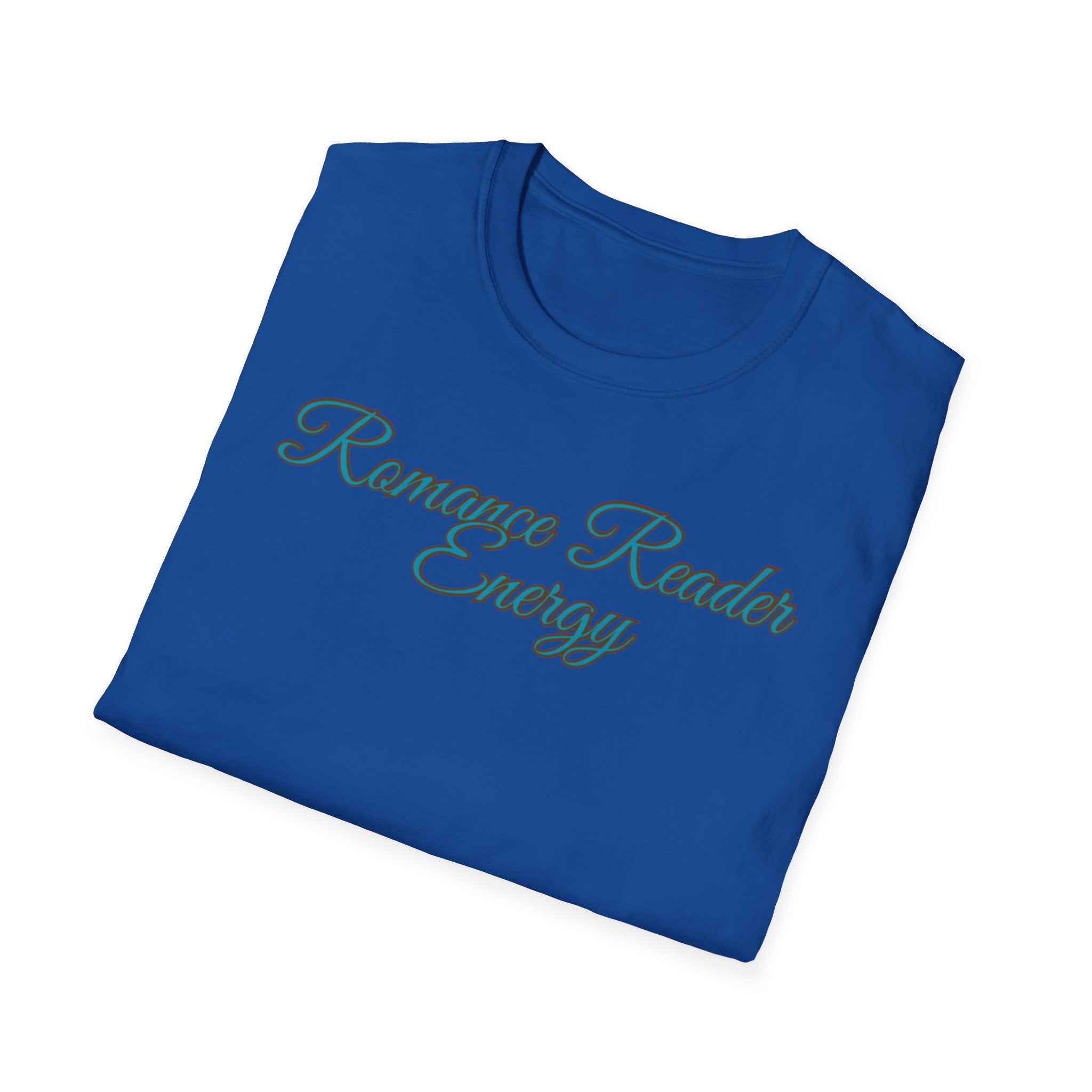 Romance Reader Energy T-Shirt (Teal text)