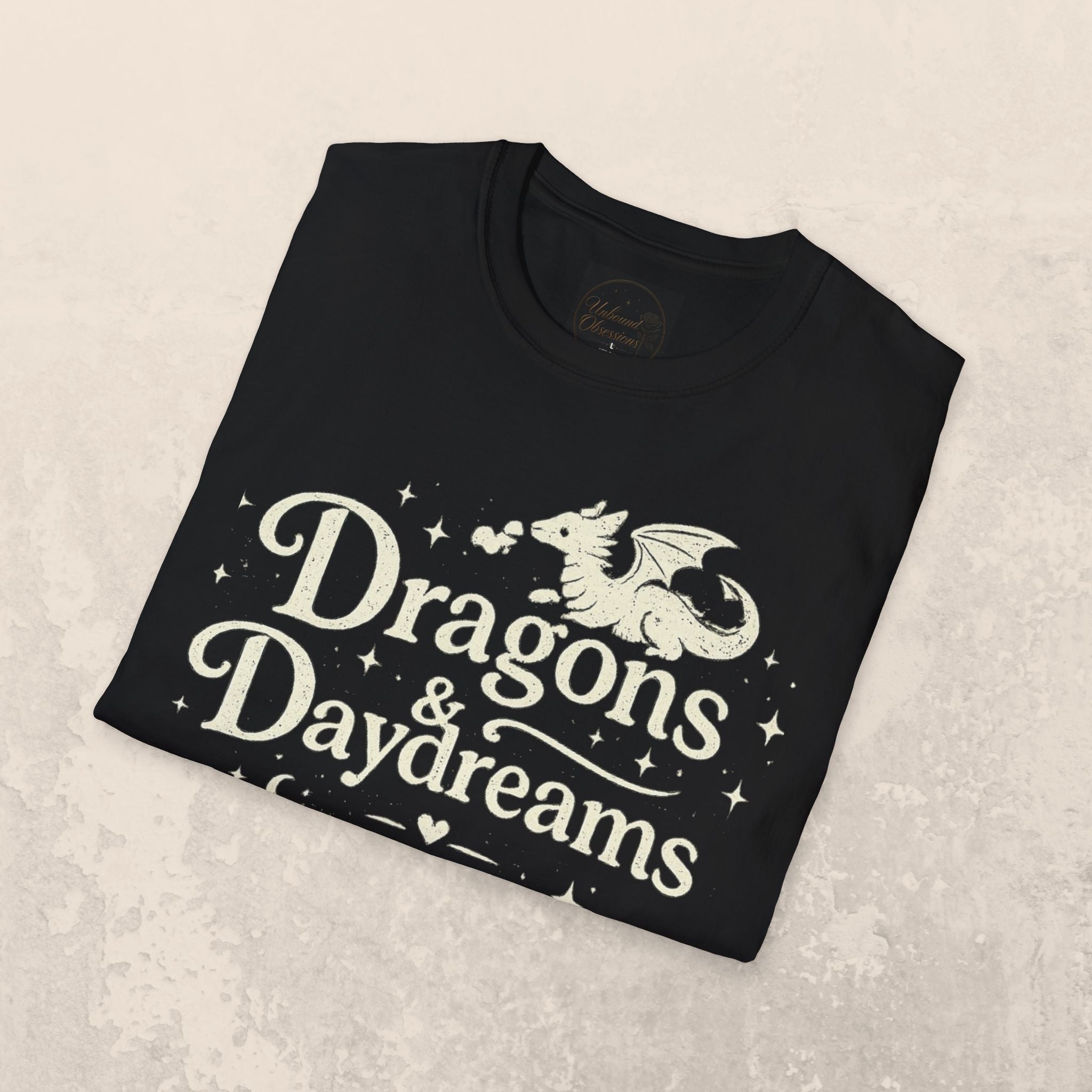Dragons & Daydreams T-Shirt — Fantasy Book Lover Tee