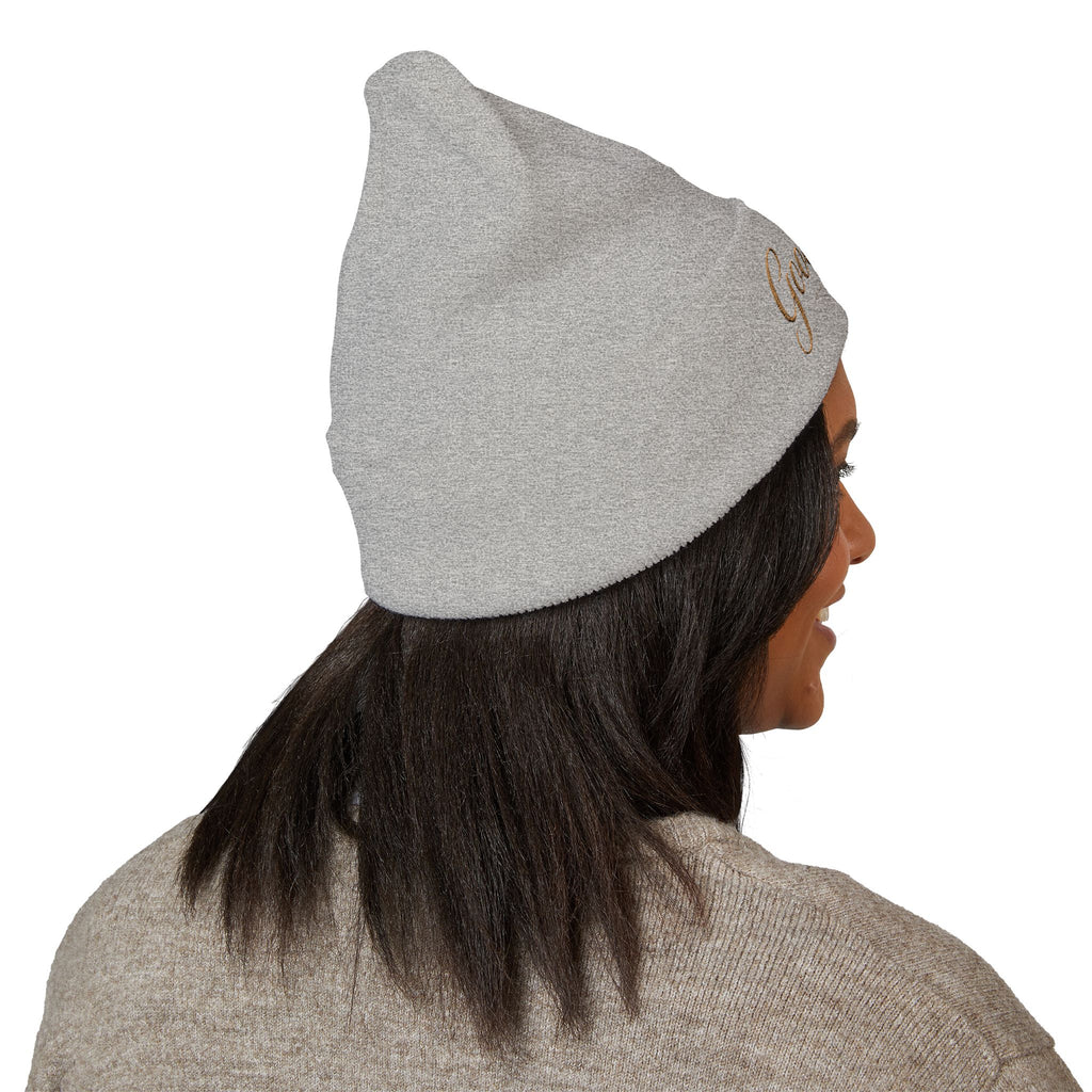 Embroidered "Good Girl." Cuffed Beanie