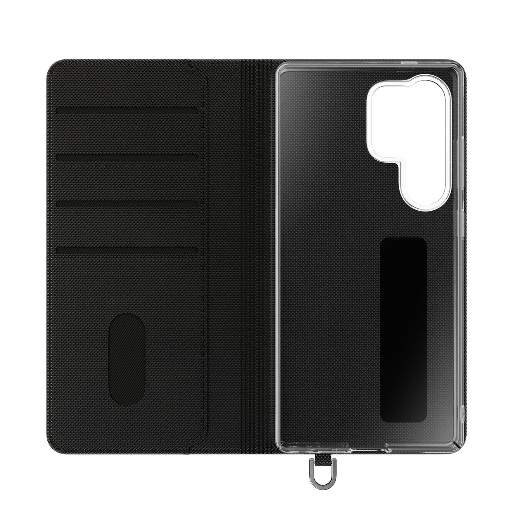Flip Case – 'Touch Her & Die' Gothic Rose Wallet Phone Case
