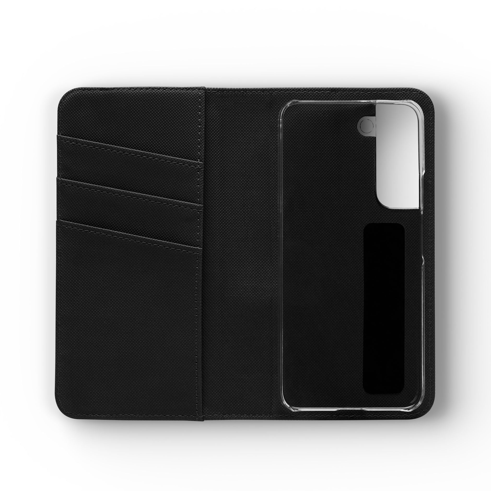 Flip Case – 'Touch Her & Die' Gothic Rose Wallet Phone Case