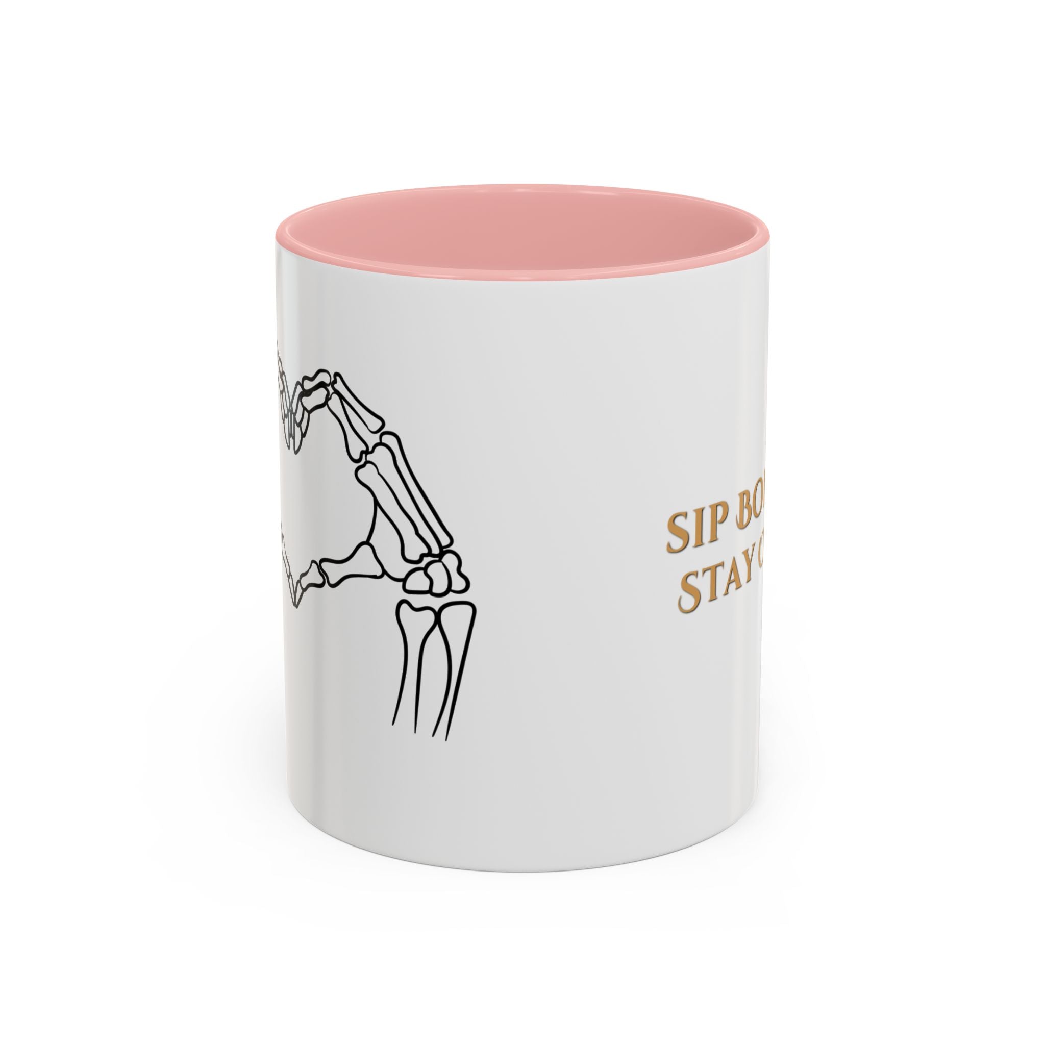 Sip Boldly Stay Obsessed Accent Coffee Mug