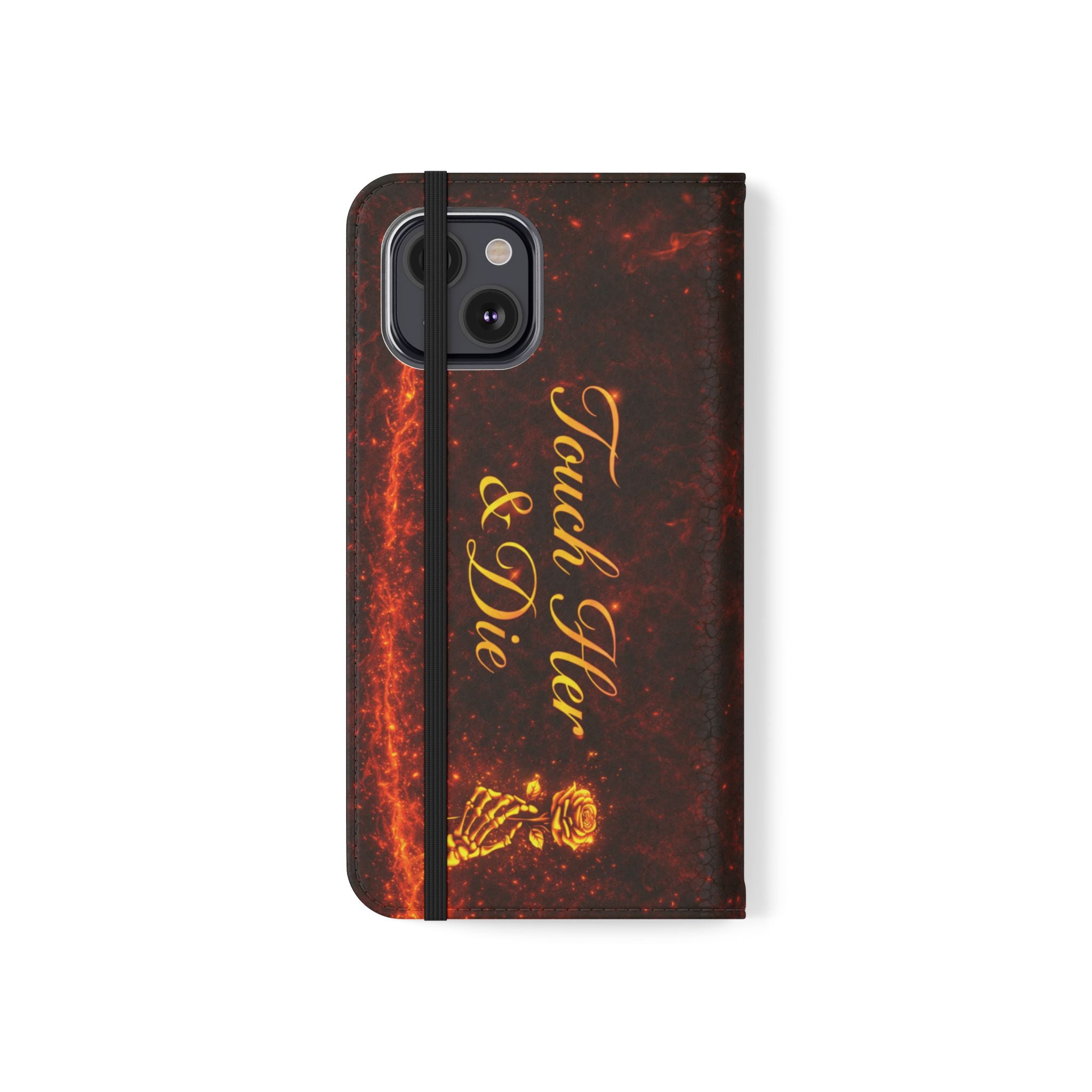 Touch Her & Die Wallet Phone Case