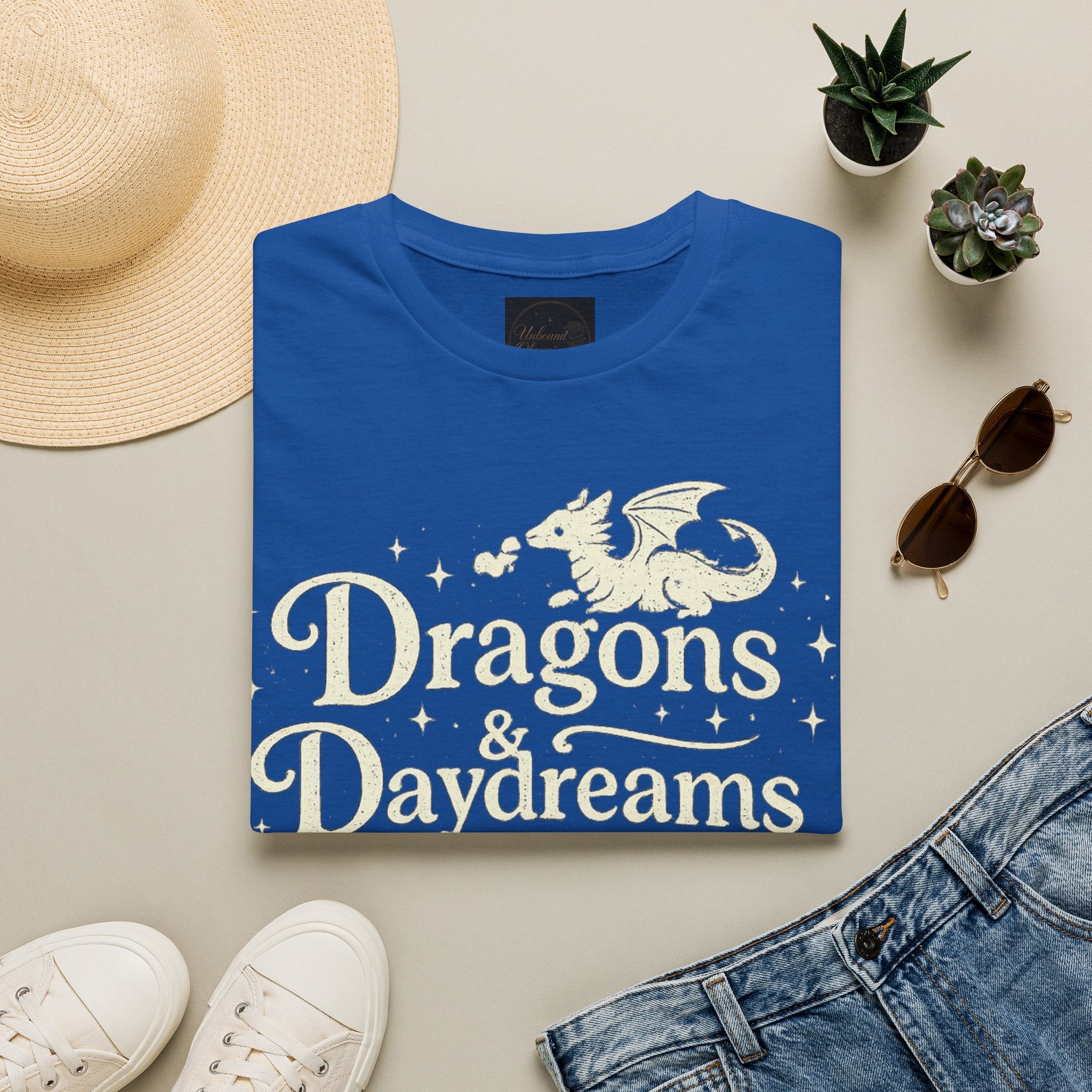 Dragons & Daydreams T-Shirt — Fantasy Book Lover Tee
