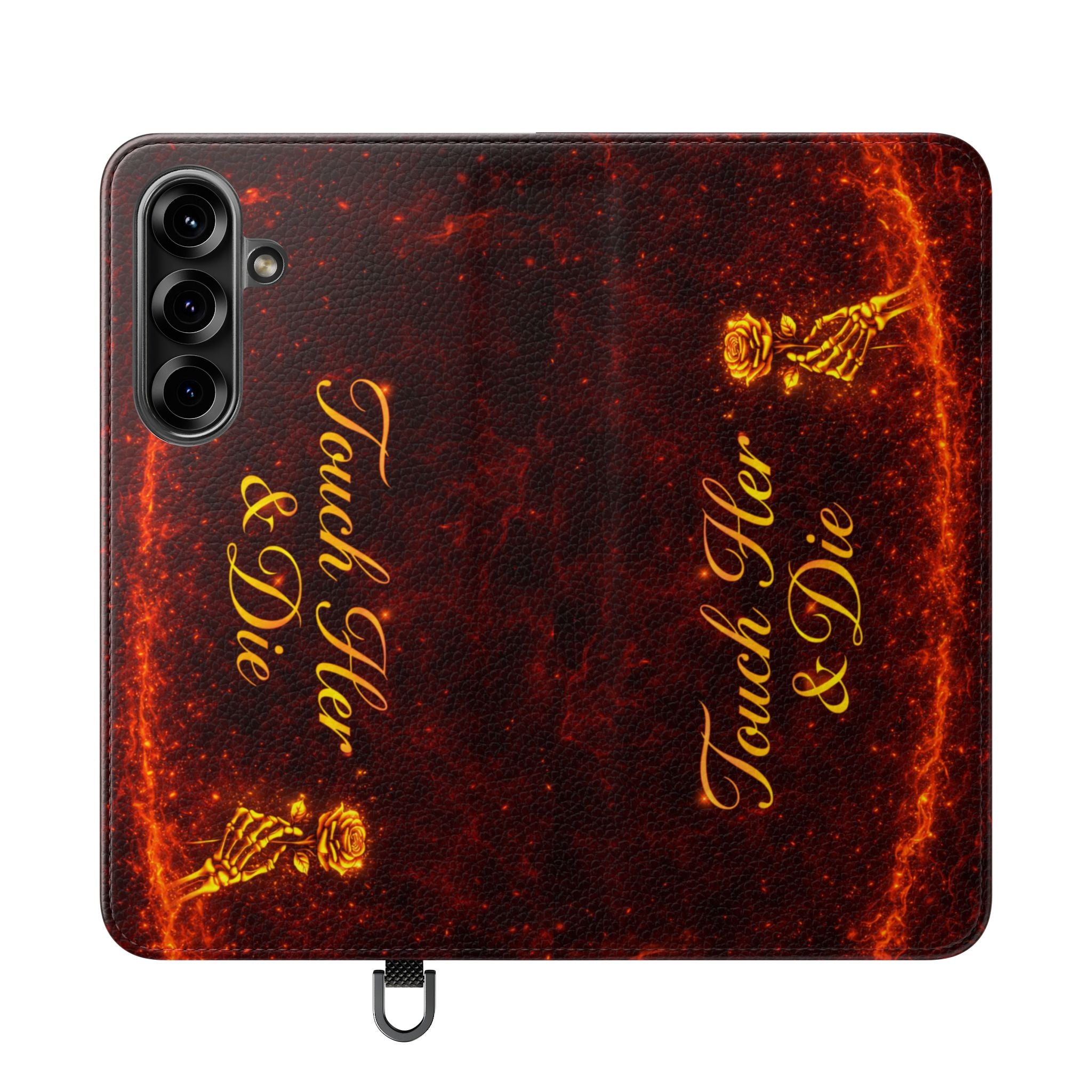 Touch Her & Die Wallet Phone Case