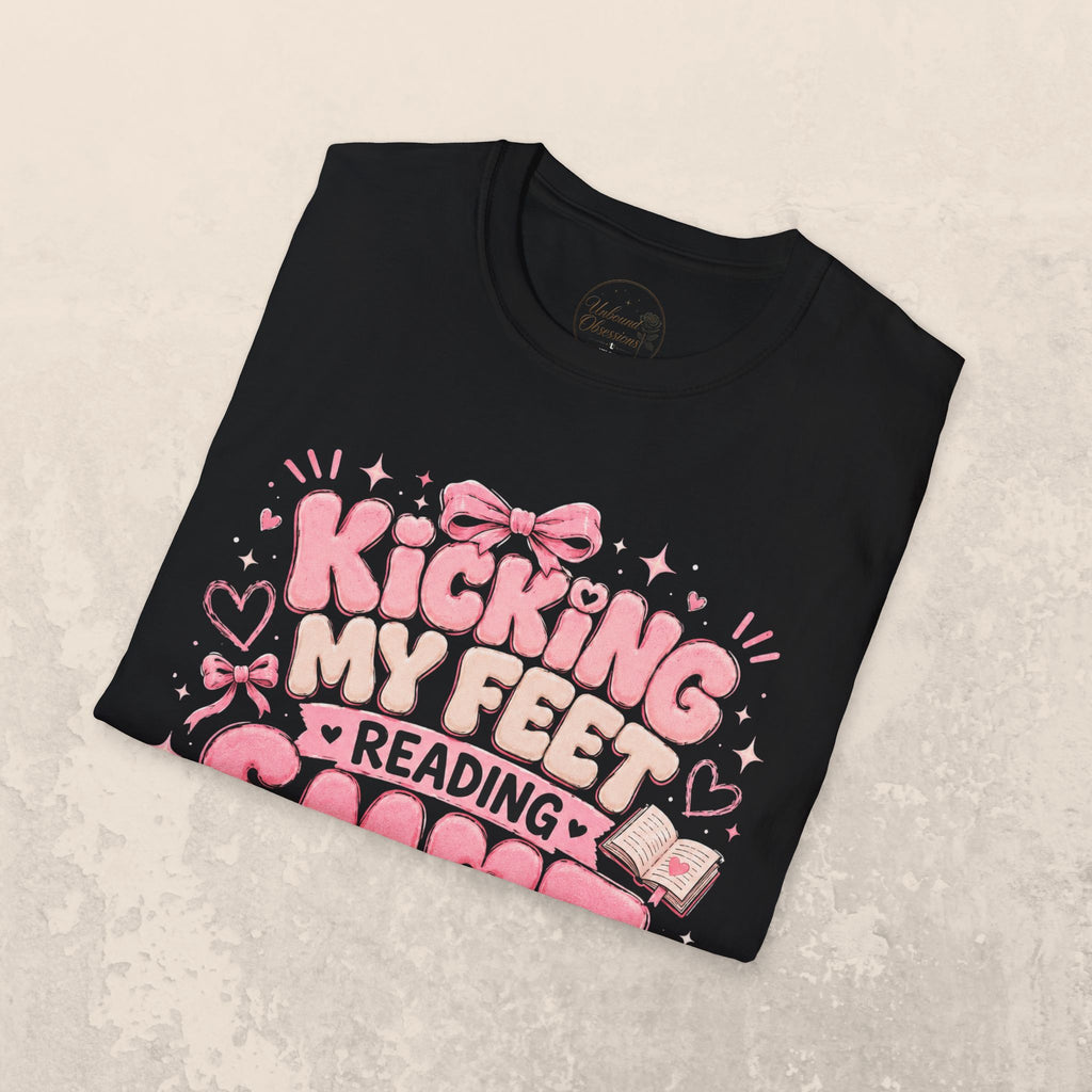 Kicking My Feet Reading Smut T-Shirt