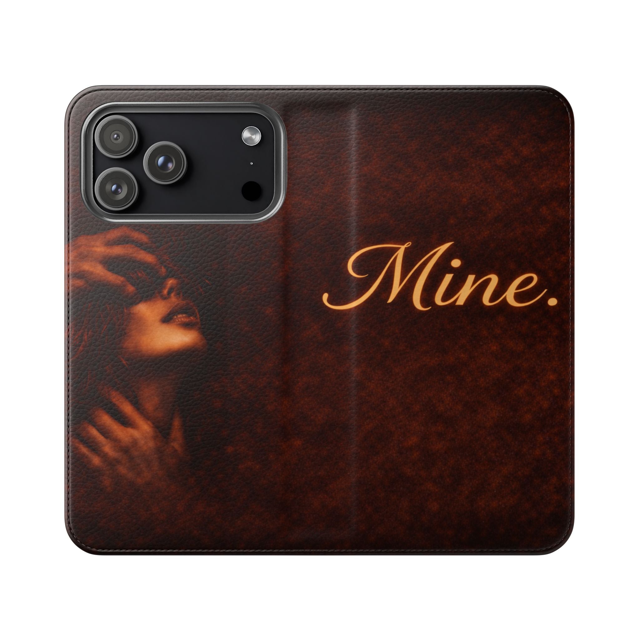 Mine. Leather Wallet Phone Case