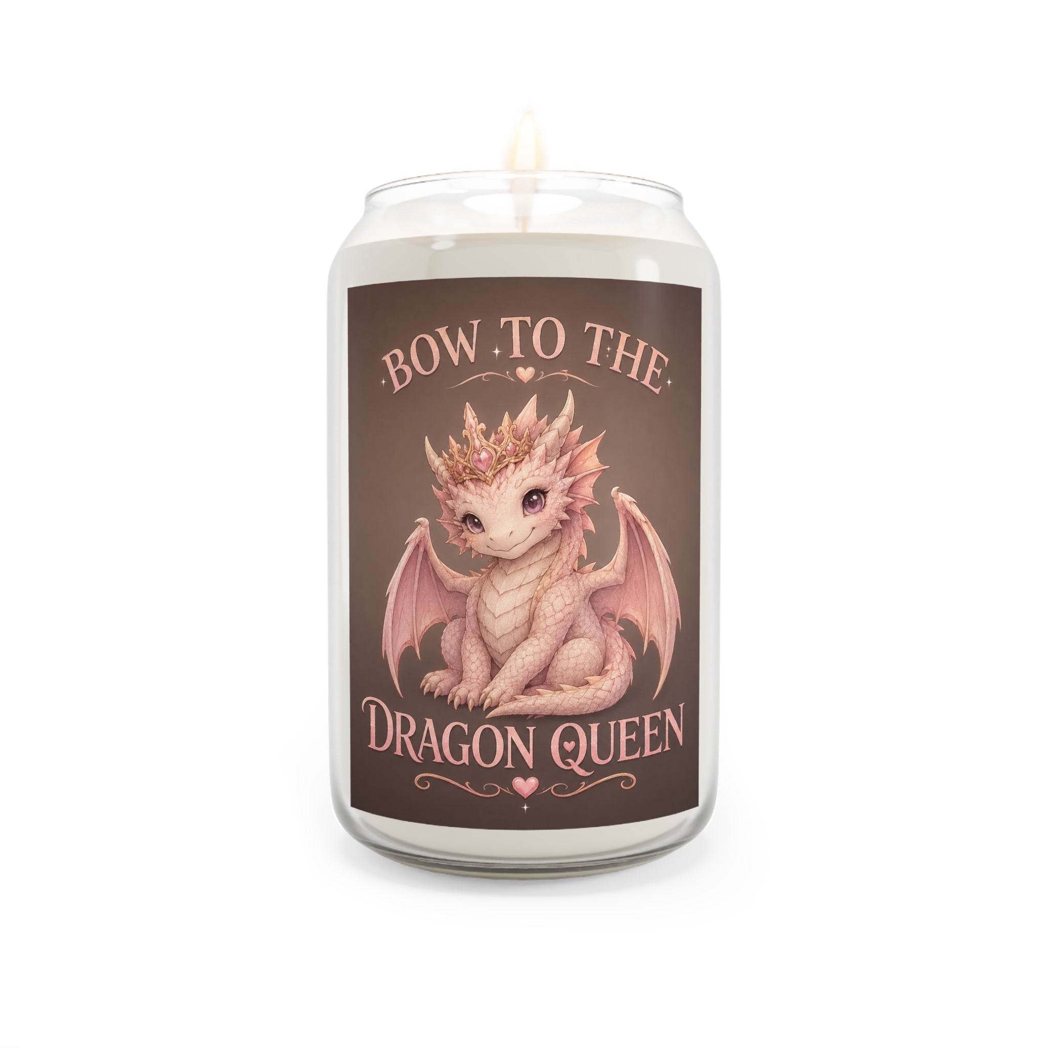 Dragon Queen Soy Candle — "Bow to the Dragon Queen" Scented 13.75oz