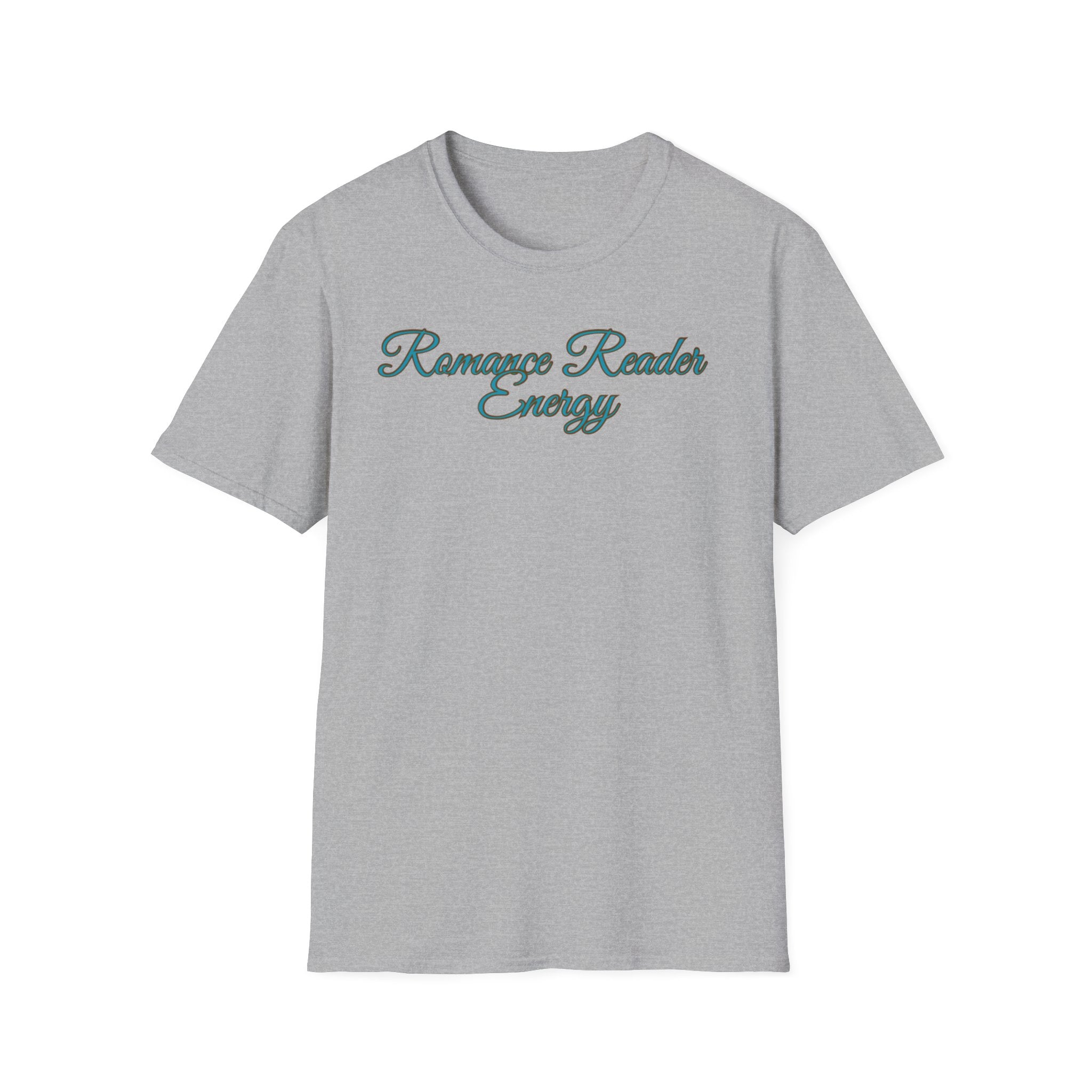 Romance Reader Energy T-Shirt (Teal text)