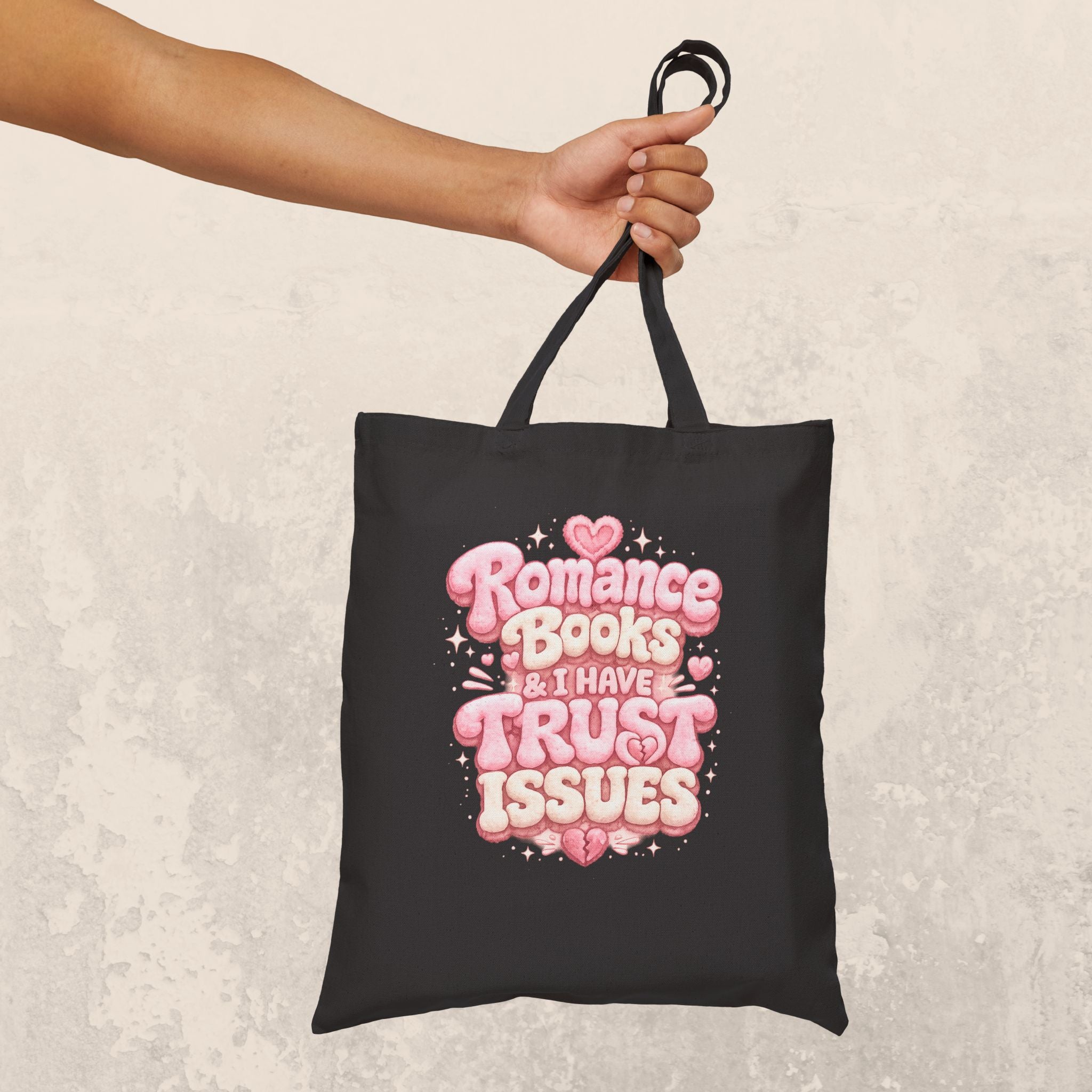 Romance Books & I Have Trust Issues Tote Bag