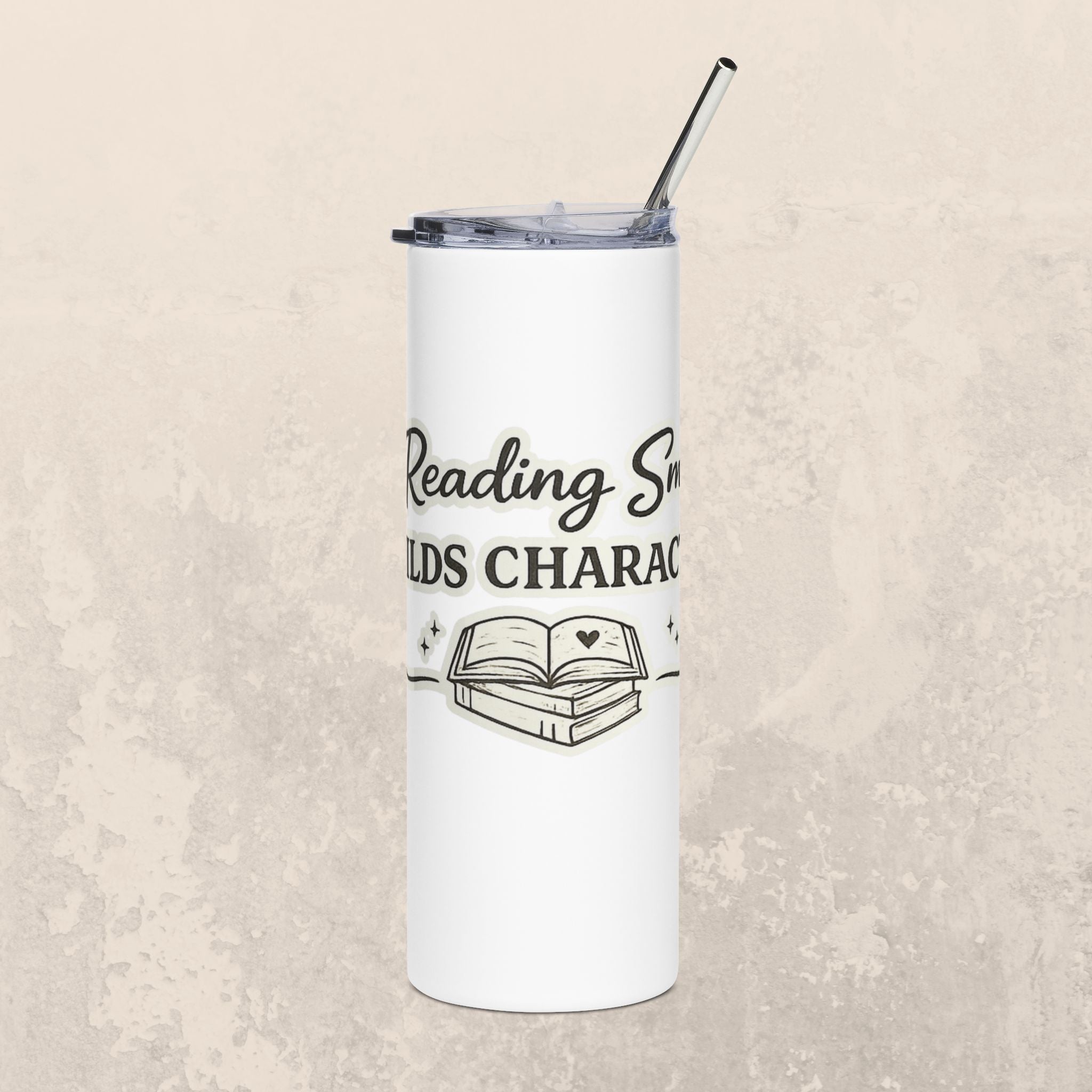 Reading Shapes Character 20oz Stainless Steel Tumbler