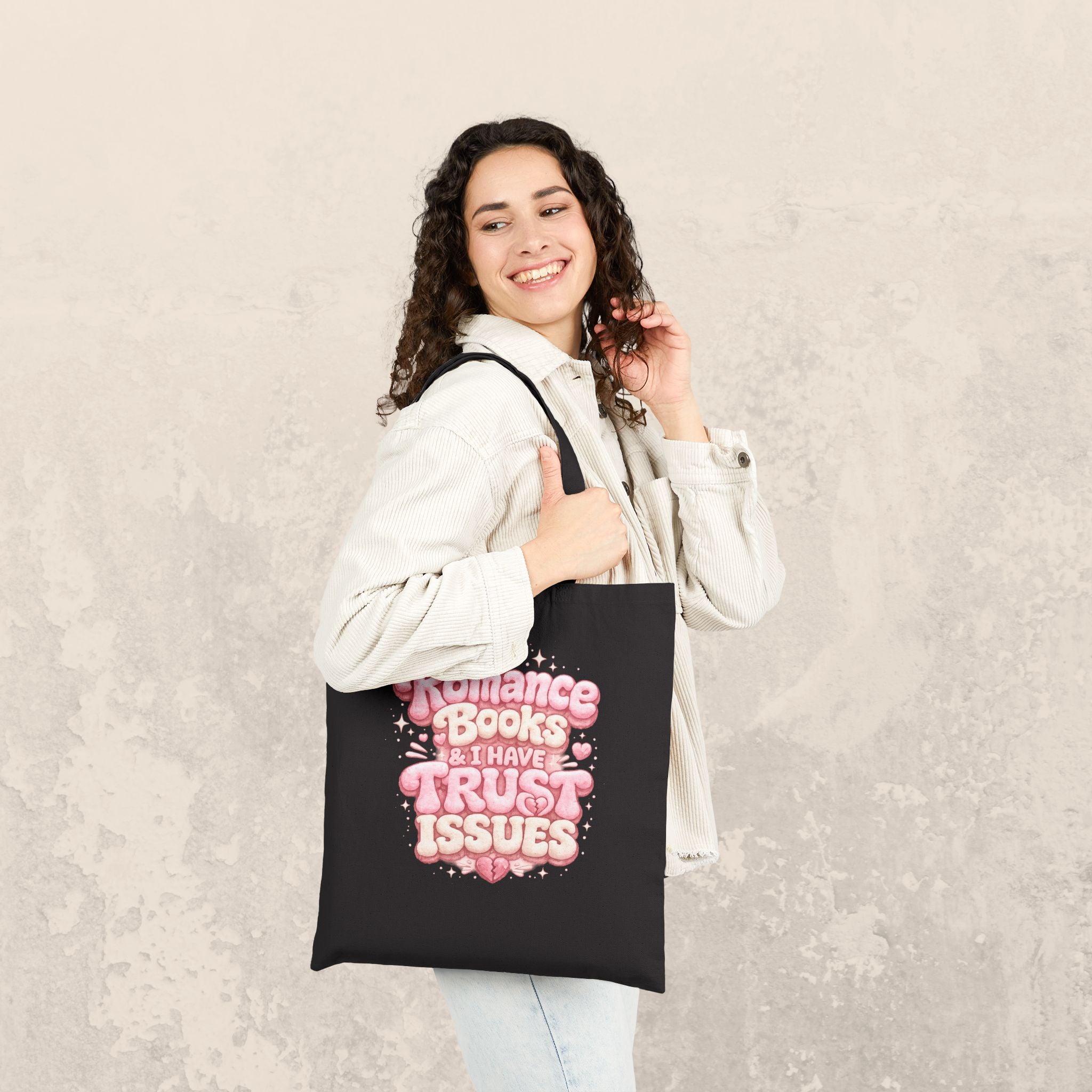 Romance Books & I Have Trust Issues Tote Bag
