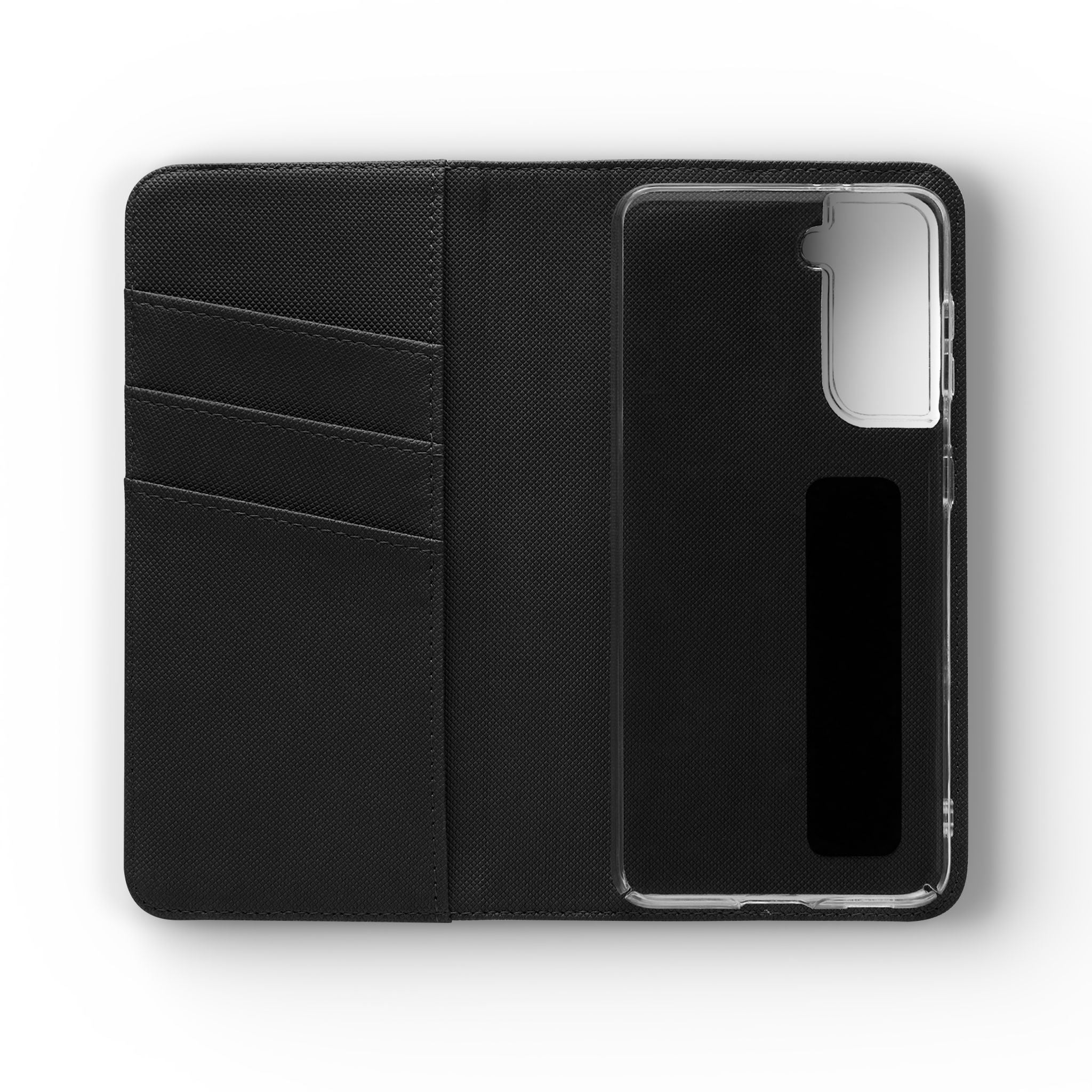 Flip Case – 'Touch Her & Die' Gothic Rose Wallet Phone Case