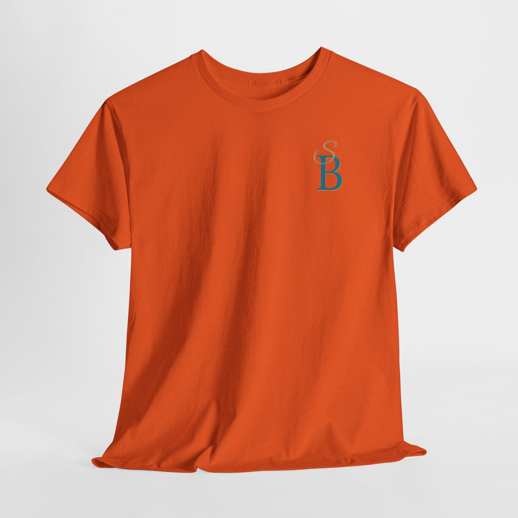 Slow Burn Tee — "Slow Burn Ruins Me Slowly" Minimal Chest Monogram T‑Shirt