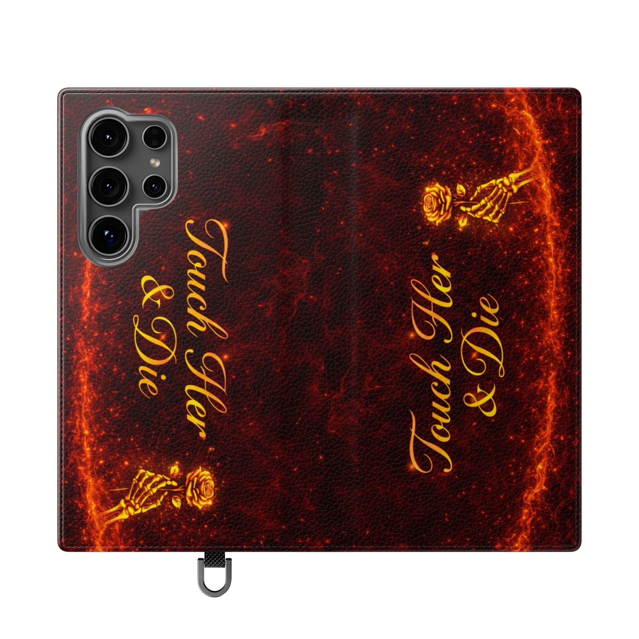 Touch Her & Die Wallet Phone Case