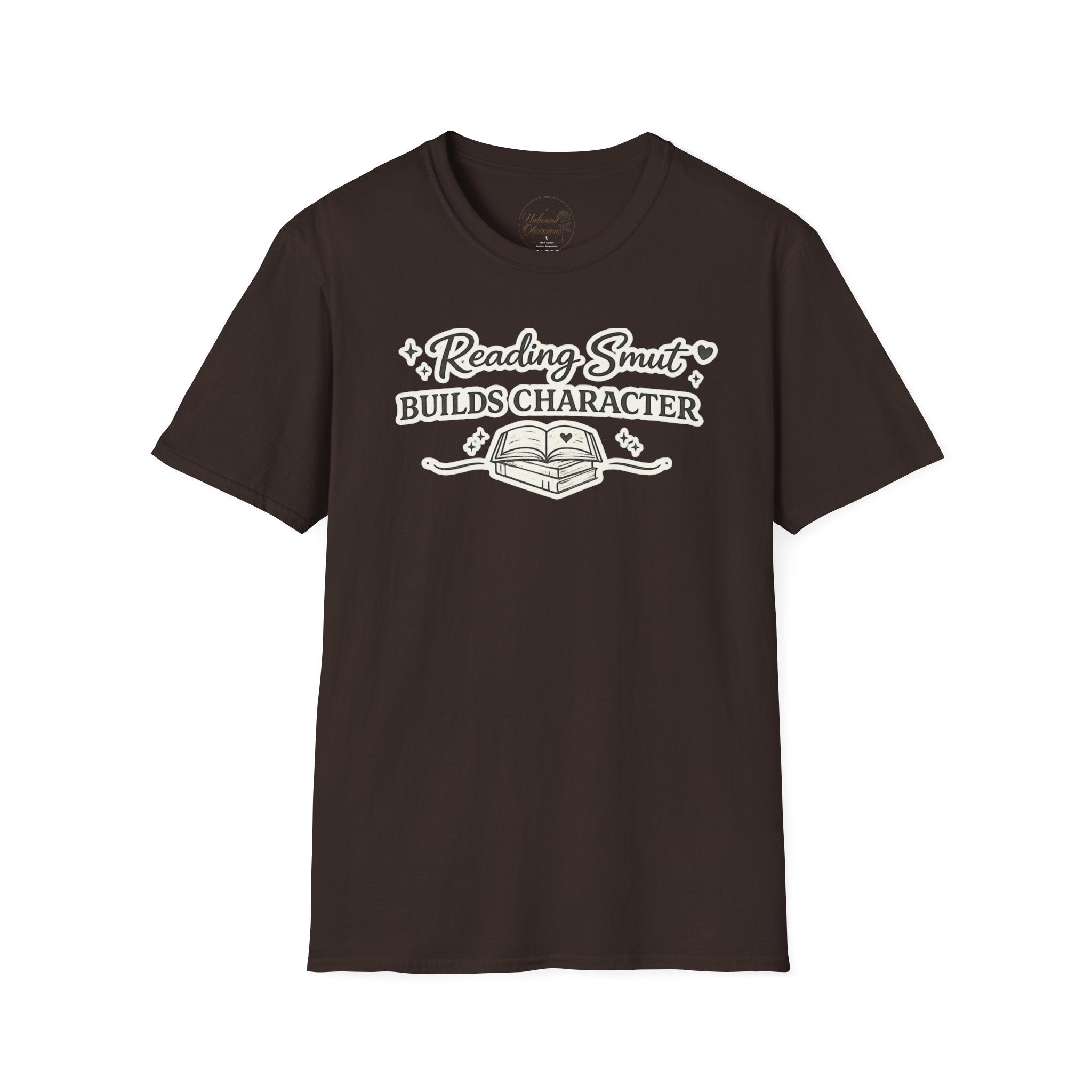 Reading Smut Builds Character T-Shirt — Book Lover Funny Literary Tee