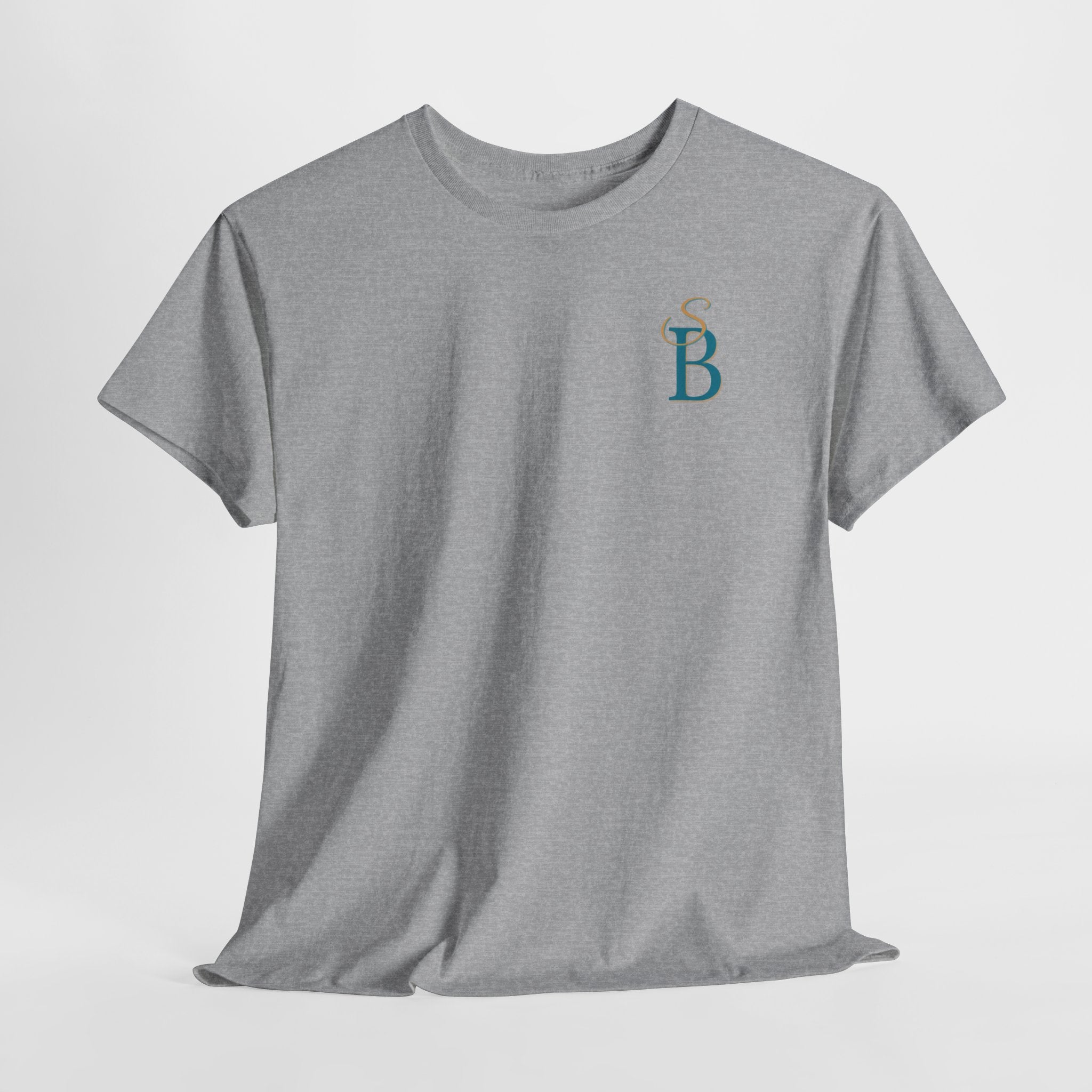 Slow Burn Tee — "Slow Burn Ruins Me Slowly" Minimal Chest Monogram T‑Shirt