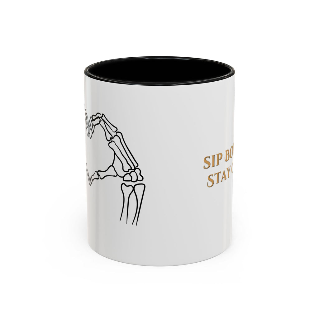 Sip Boldly Stay Obsessed Accent Coffee Mug