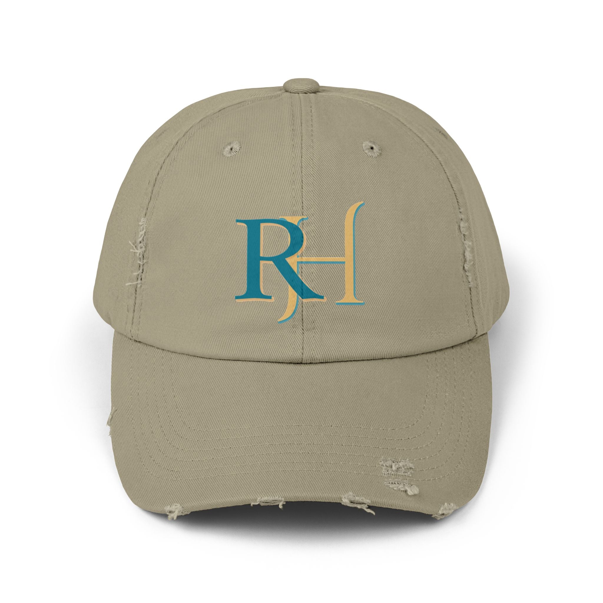 Distressed RH Monogram Cap Reverse Harem