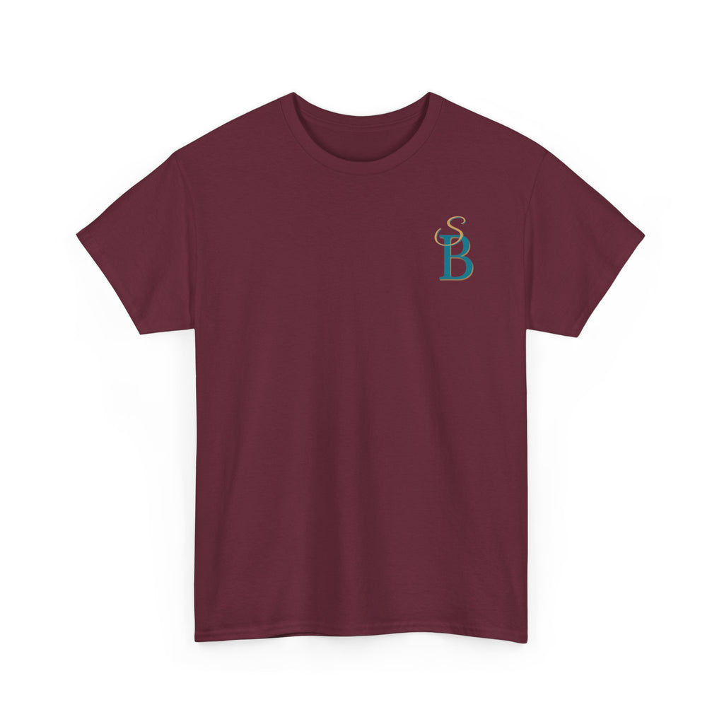 Slow Burn Tee — "Slow Burn Ruins Me Slowly" Minimal Chest Monogram T‑Shirt
