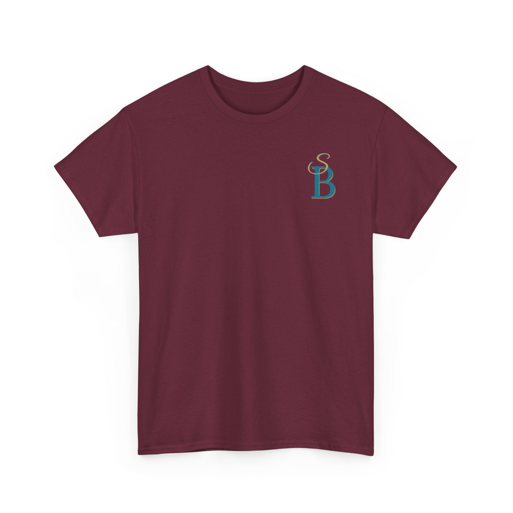 Slow Burn Tee — "Slow Burn Ruins Me Slowly" Minimal Chest Monogram T‑Shirt