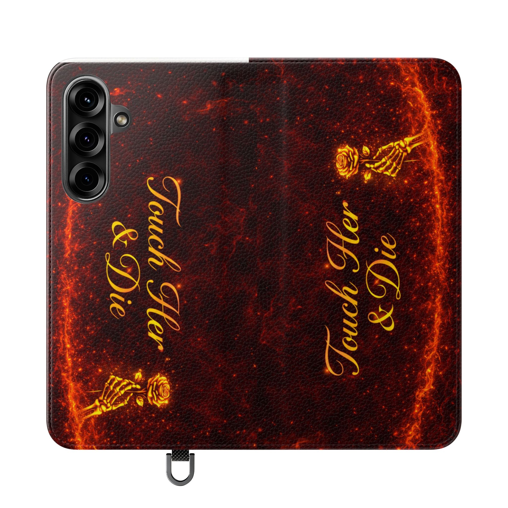 Touch Her & Die Wallet Phone Case