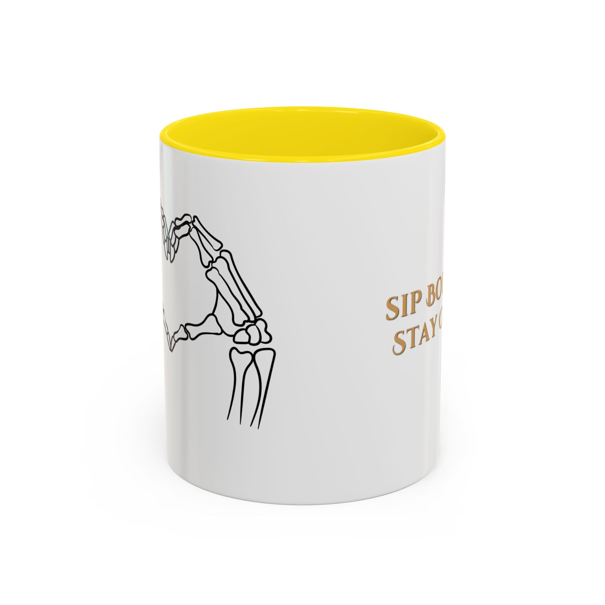 Sip Boldly Stay Obsessed Accent Coffee Mug