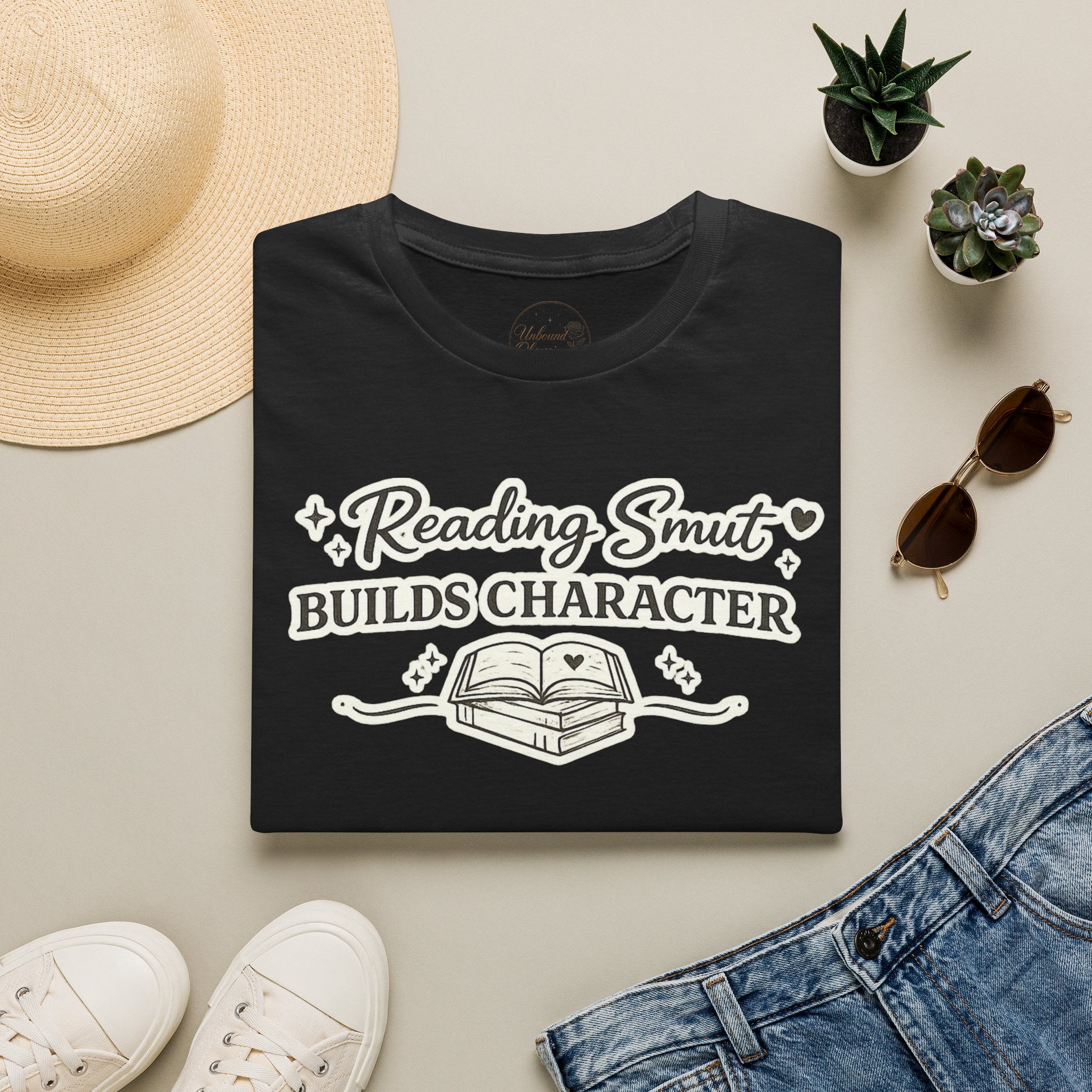 Reading Smut Builds Character T-Shirt — Book Lover Funny Literary Tee