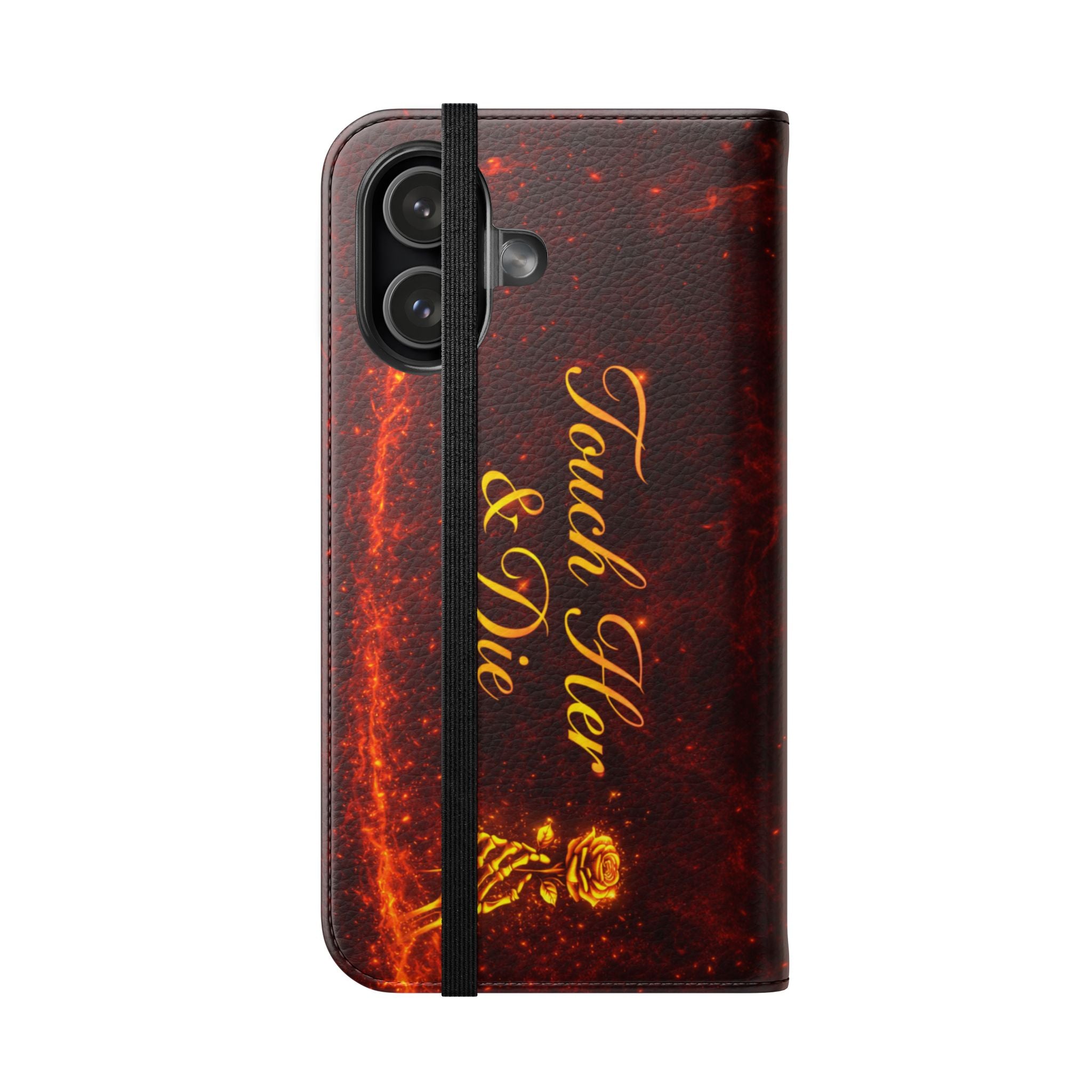 Touch Her & Die Wallet Phone Case