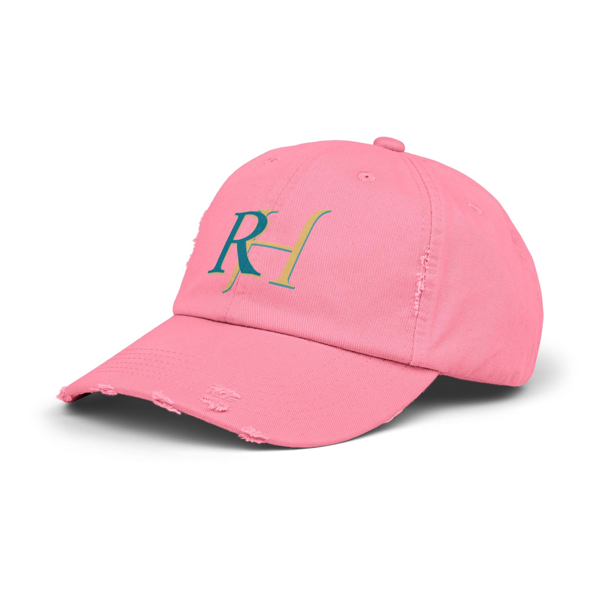 Distressed RH Monogram Cap Reverse Harem