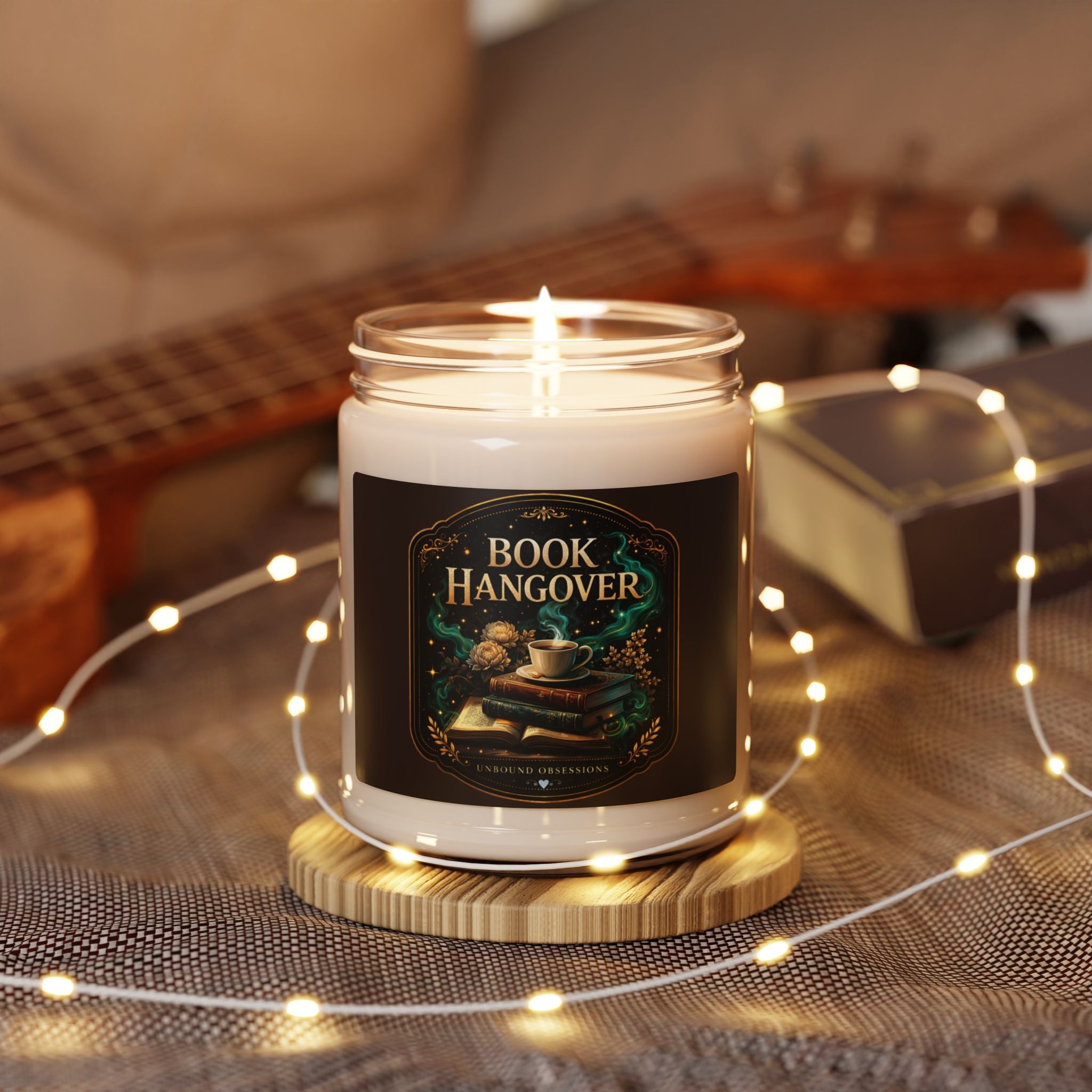 Book Hangover Scented Soy Candle — 9oz Jar (Hand-Poured)