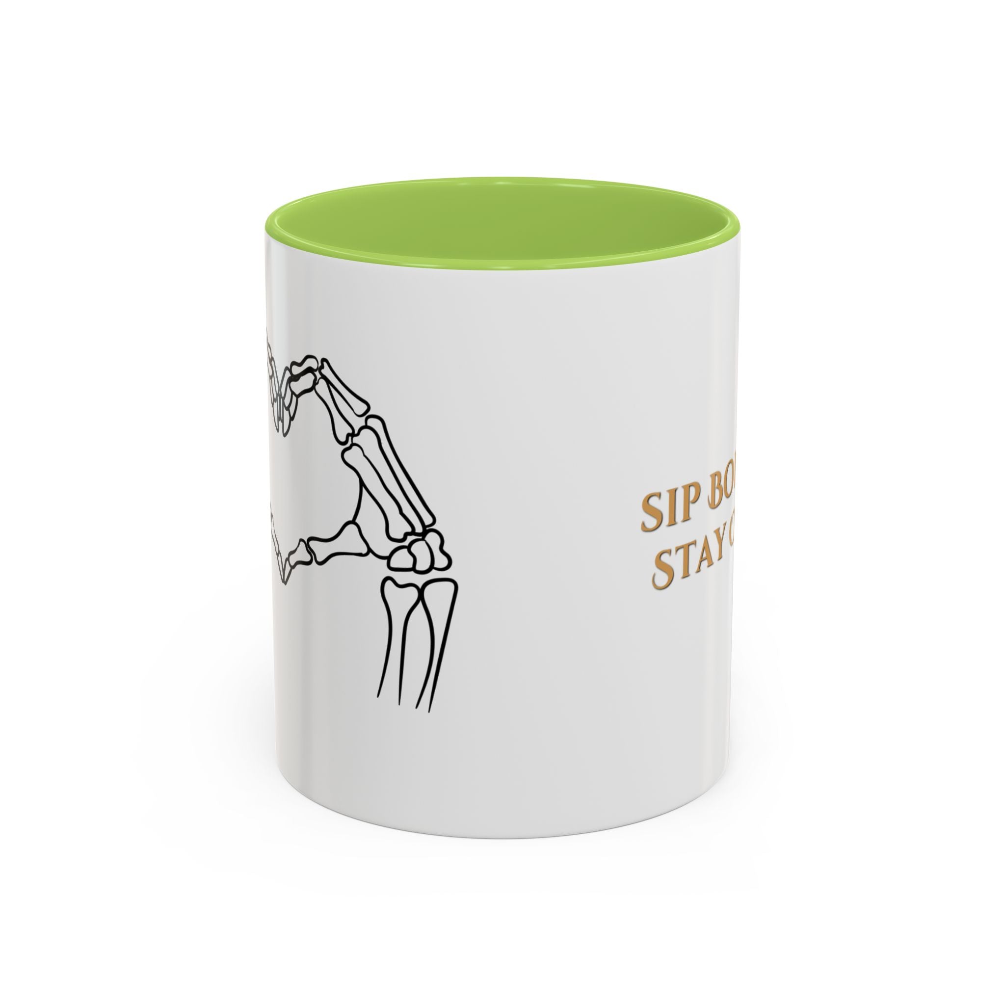 Sip Boldly Stay Obsessed Accent Coffee Mug