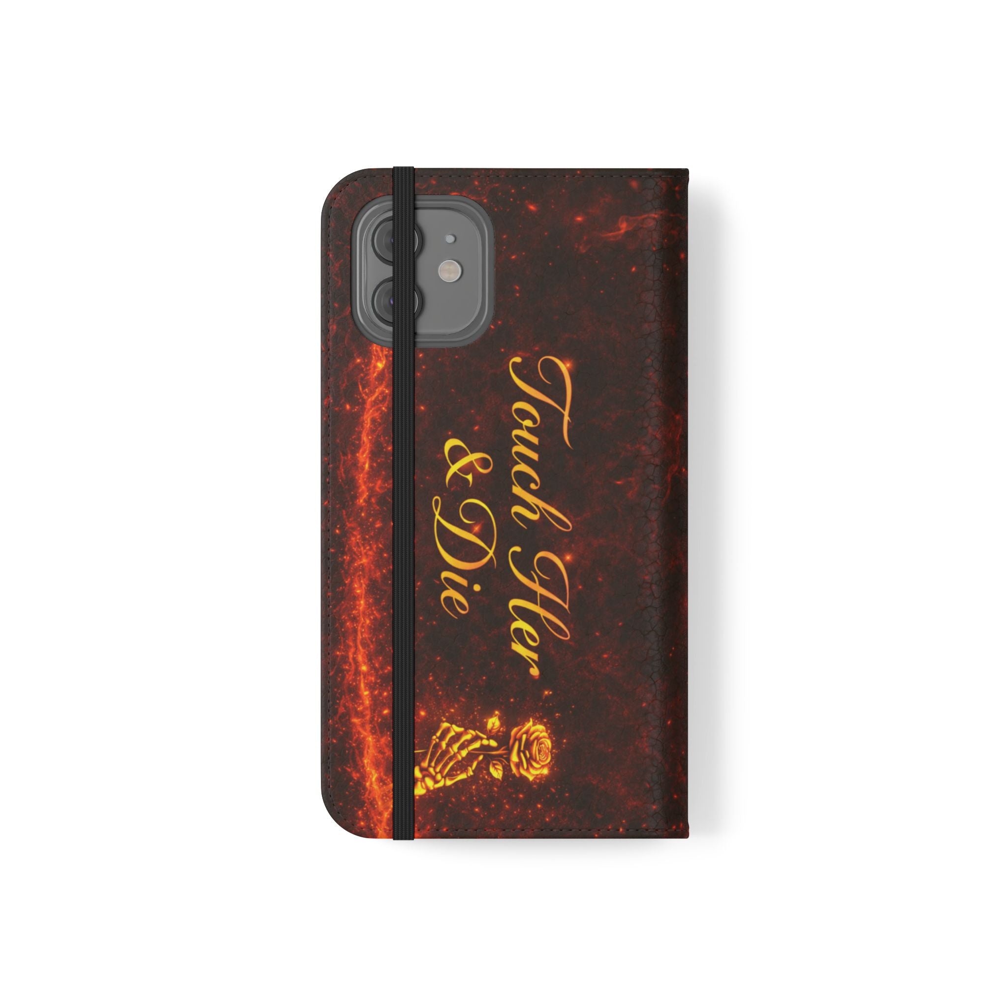 Touch Her & Die Wallet Phone Case